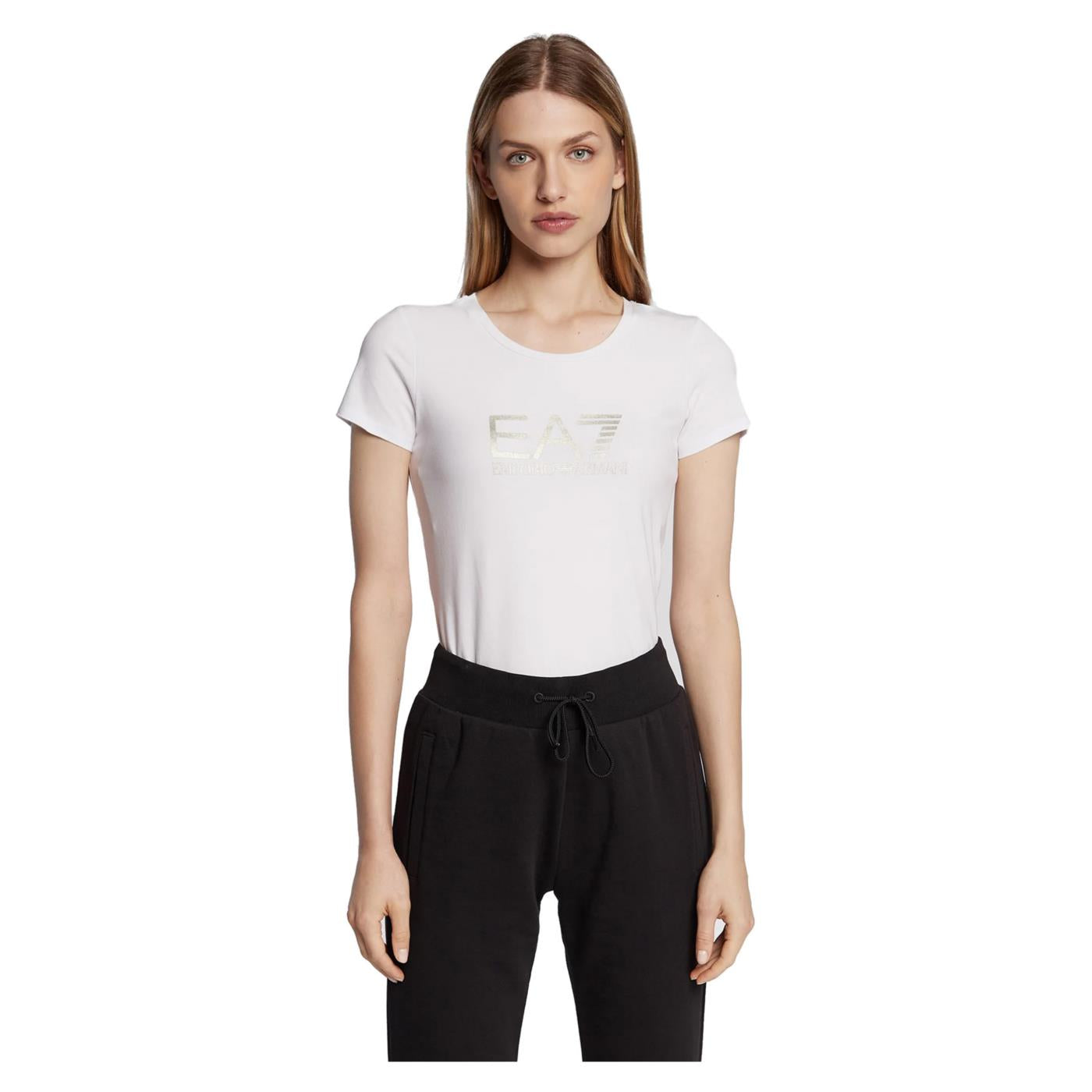 EMPORIO ARMANI 7 EA7 TRAIN SHINY W TEE SS