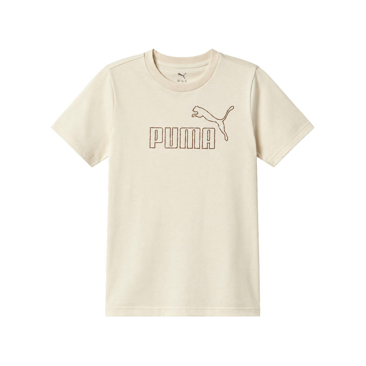 PUMA ESS RHINESTONE TEE JR - Beige - immagine principale