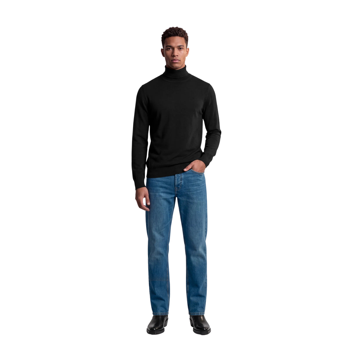 GAS AKIO HIGH NECK SWEATER