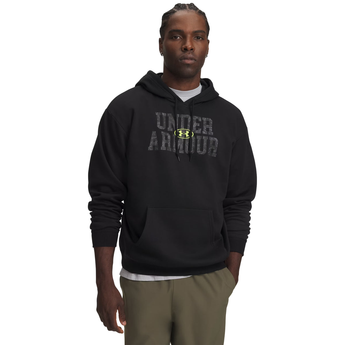 UNDER ARMOUR RIVAL FLC CAMO FILL HOODY