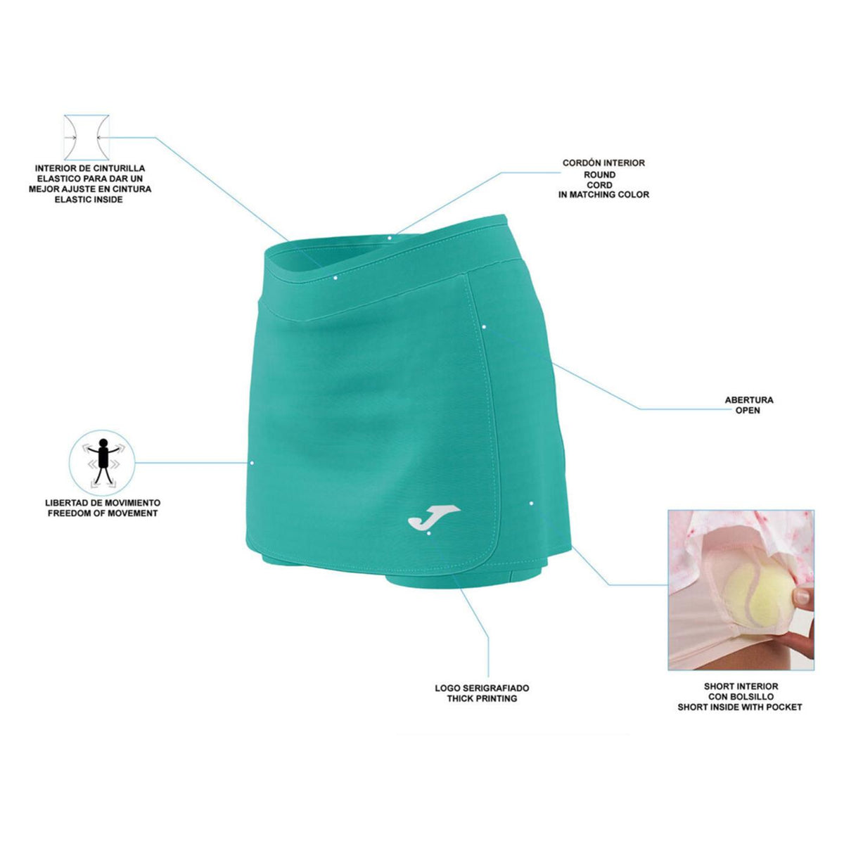 JOMA GONNA WOMAN PADEL OPEN - seconda immagine