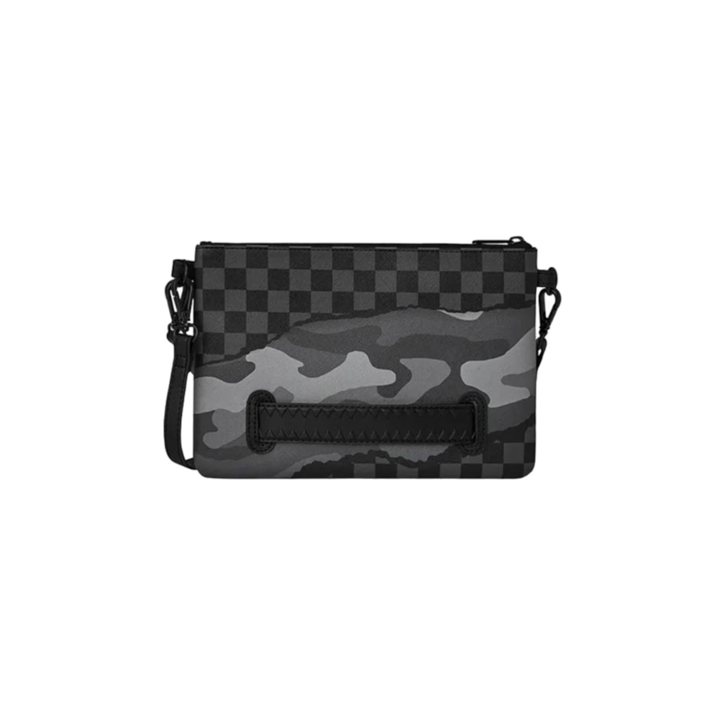 SPRAYGROUND SPLIT UP CAMO TEAR CLUTCH