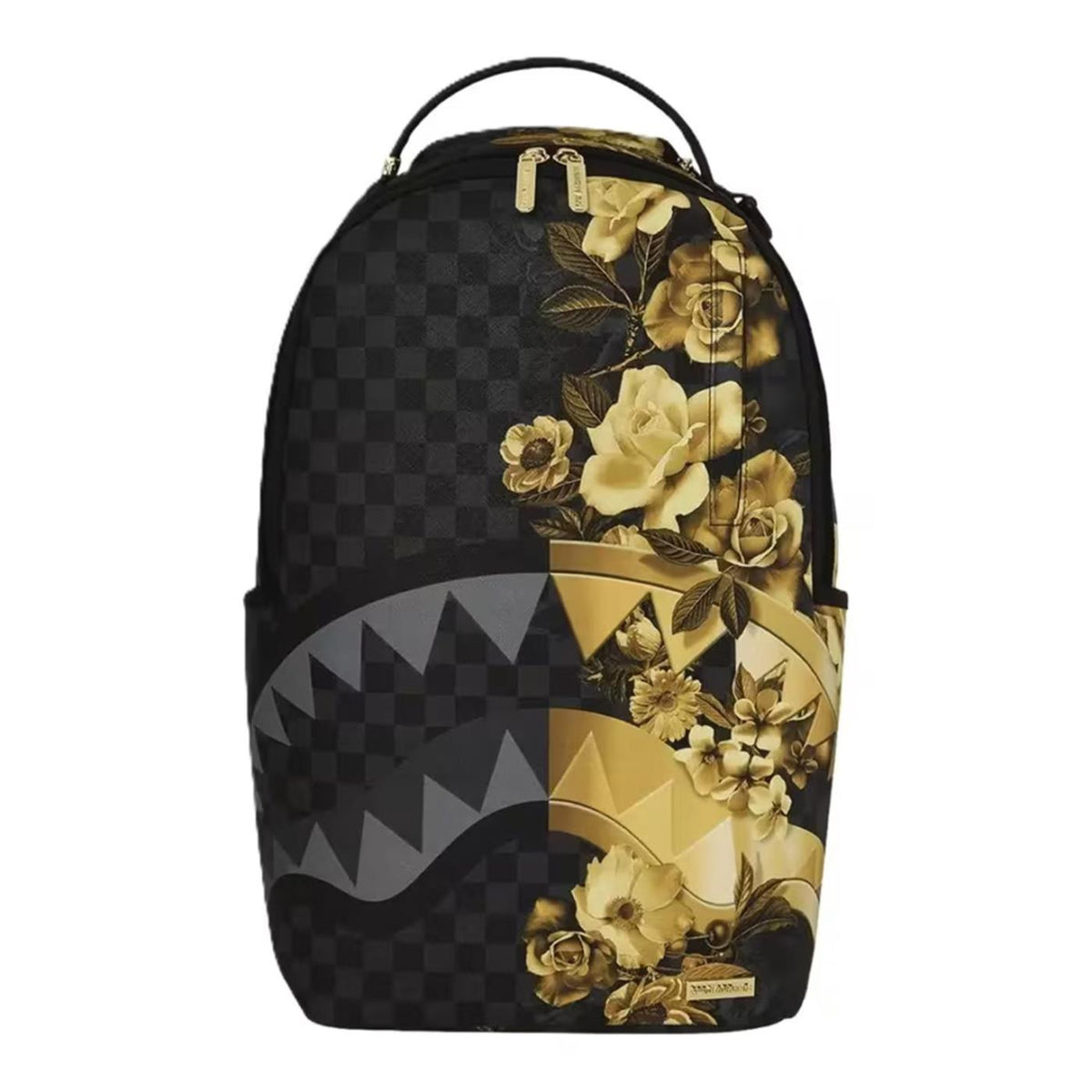 SPRAYGROUND GOLD FLORAL REMIX
