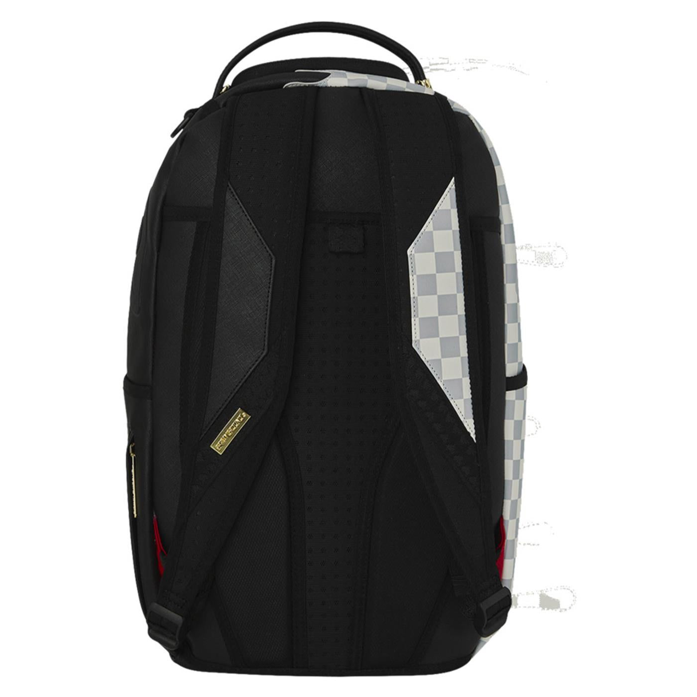 SPRAYGROUND CREAM CHECK SIDE DRIP - Nero - vista 2