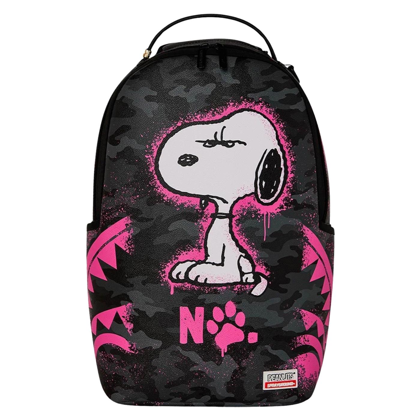 SPRAYGROUND SNOOPY PINK STENCIL - Nero - immagine principale