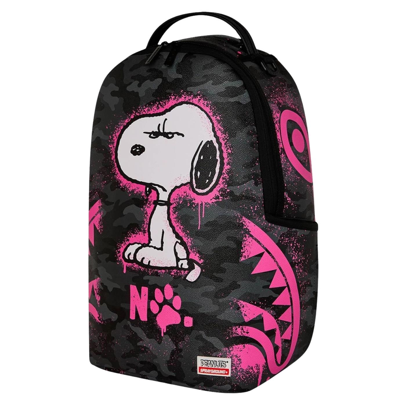 SPRAYGROUND SNOOPY PINK STENCIL - Nero - vista 3