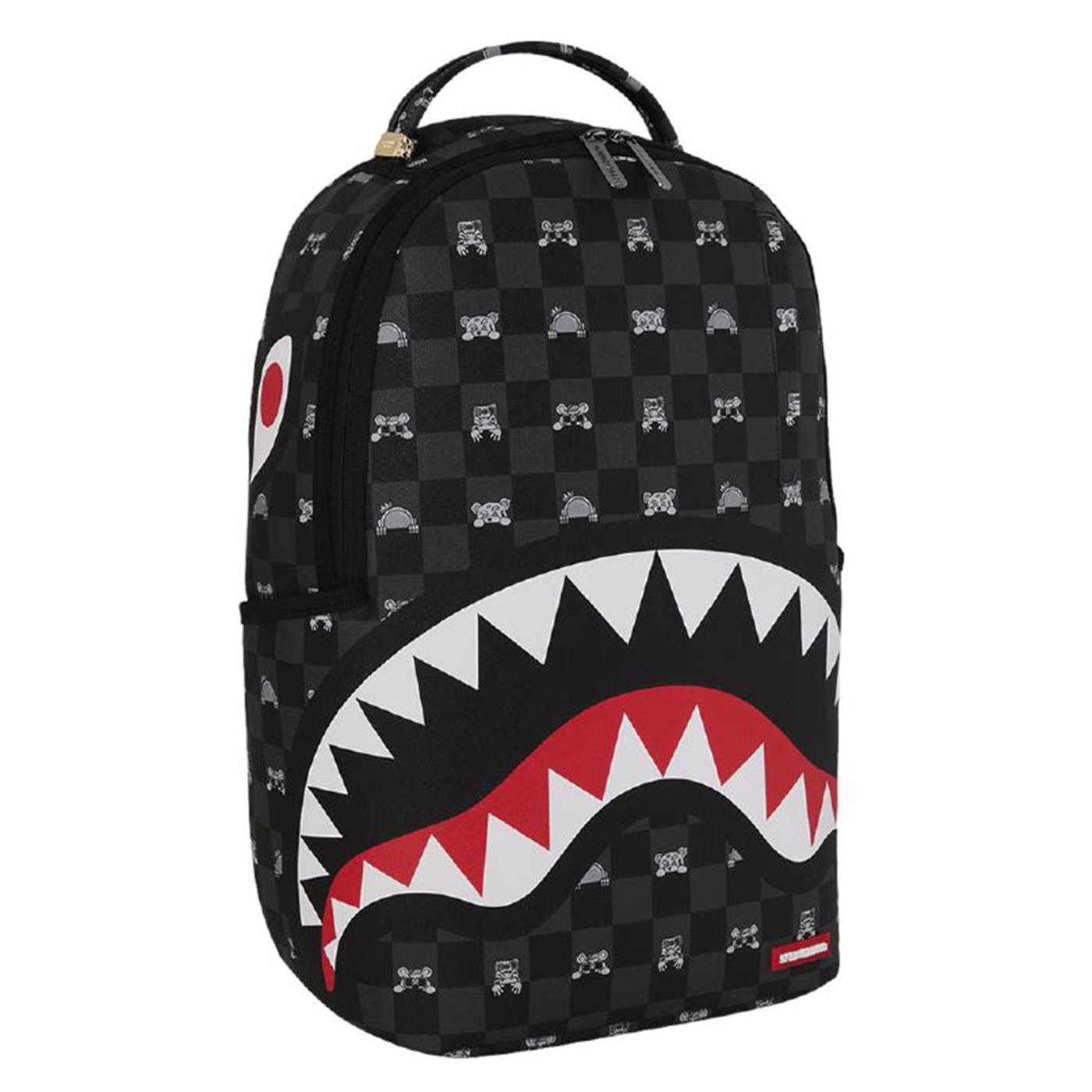 SPRAYGROUND GRAY PEEKING CHARACTER - Grigio scuro - vista 2