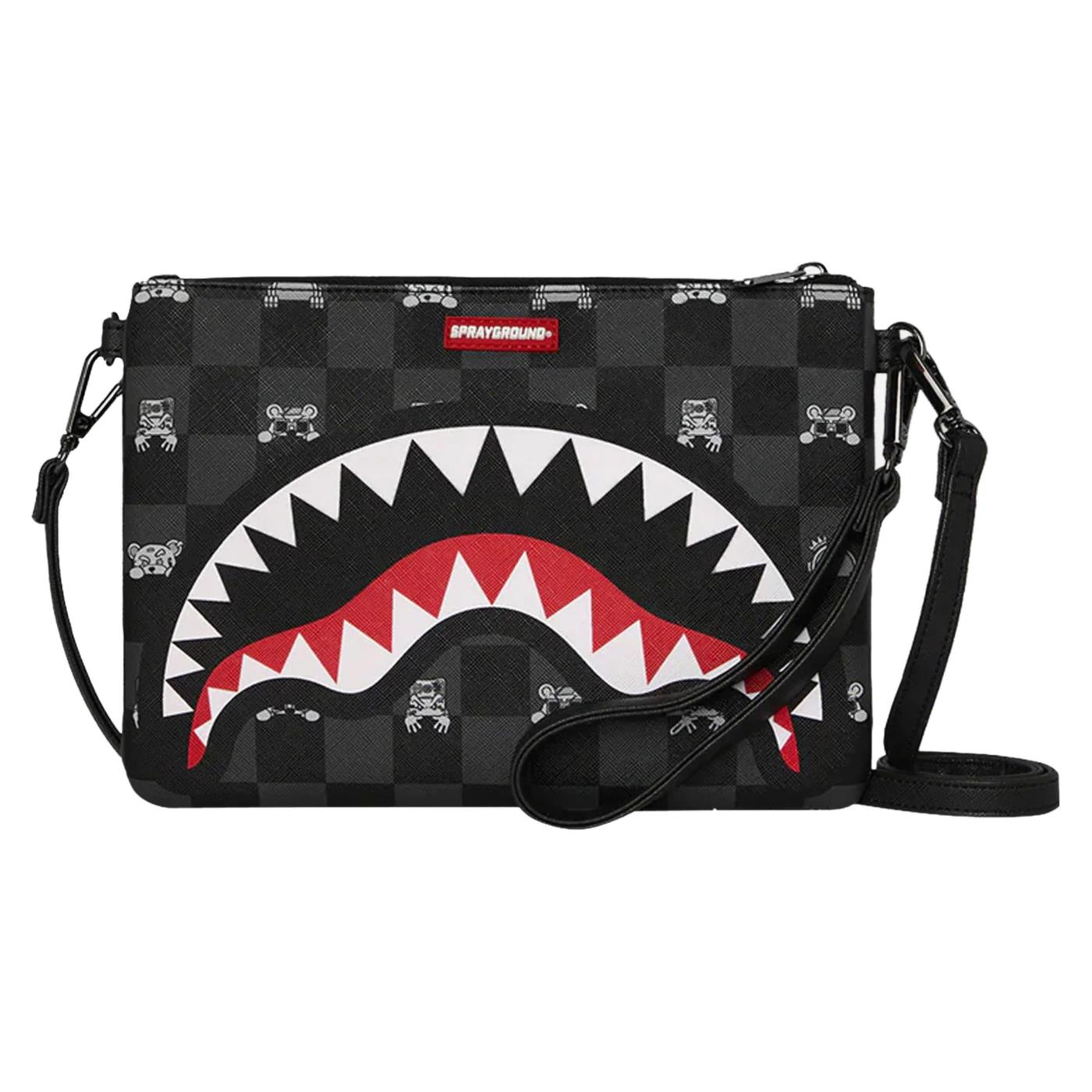 SPRAYGROUND GRAY PEEKING CHARACTER - Grigio scuro - immagine principale