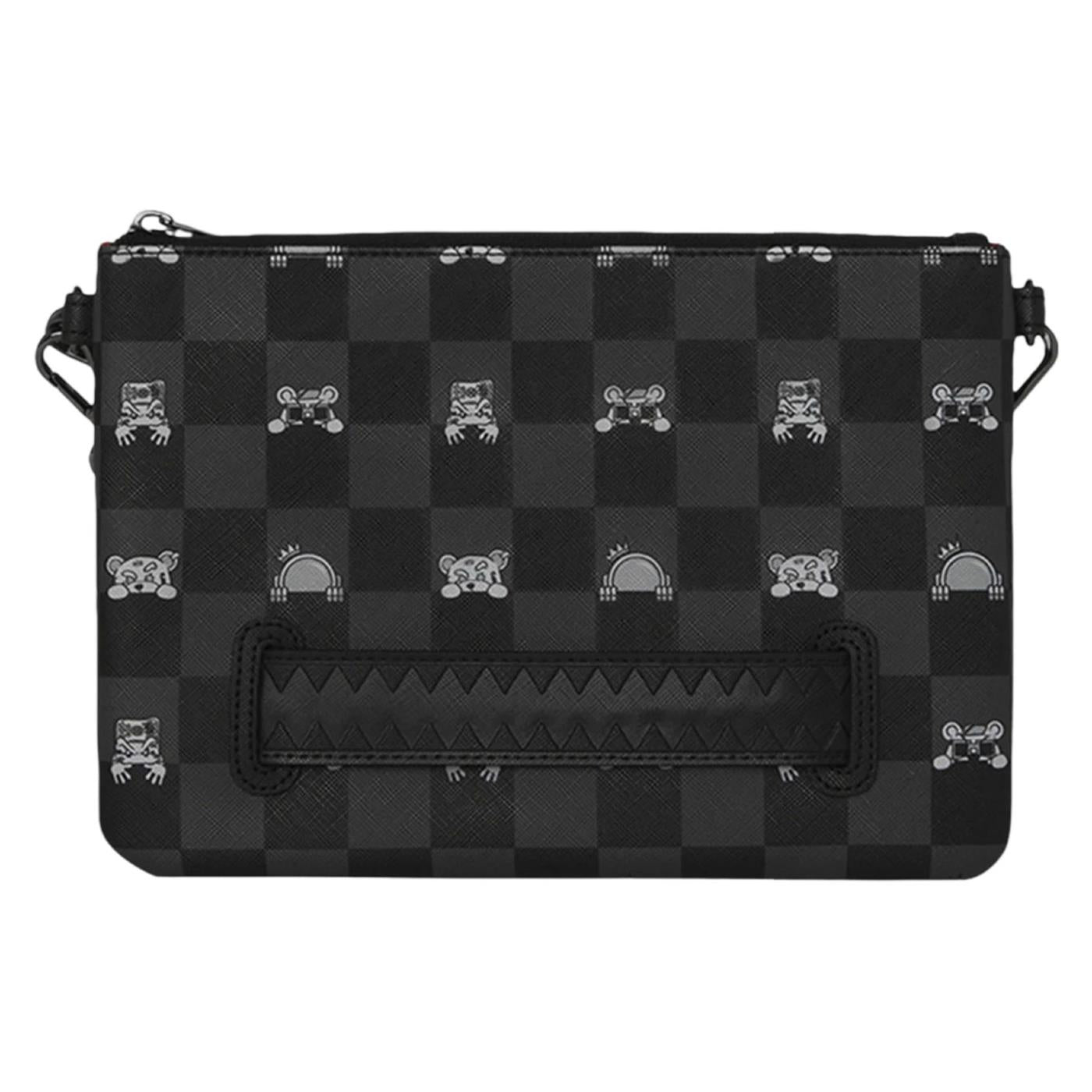SPRAYGROUND GRAY PEEKING CHARACTER - Grigio scuro - vista 2