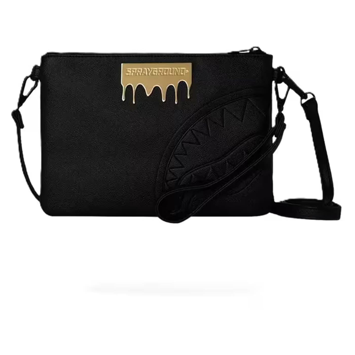 SPRAYGROUND GOLD BRICK LUXE CROSSOVER - Nero - immagine principale