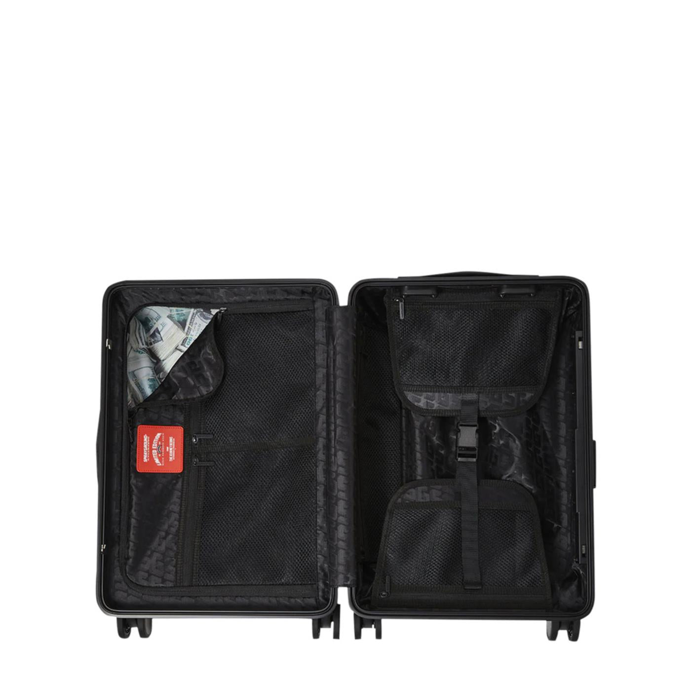 SPRAYGROUND UNFINISHED SHARK LUGGAGE