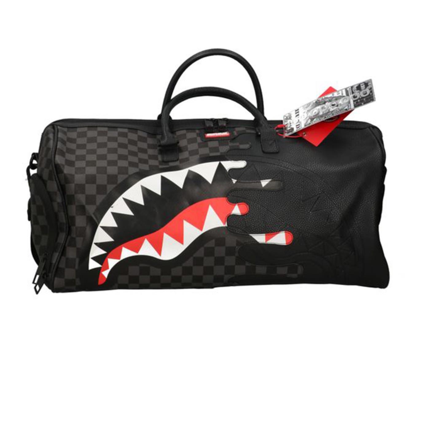 SPRAYGROUND UNFINISHED SHARK DUFFEL