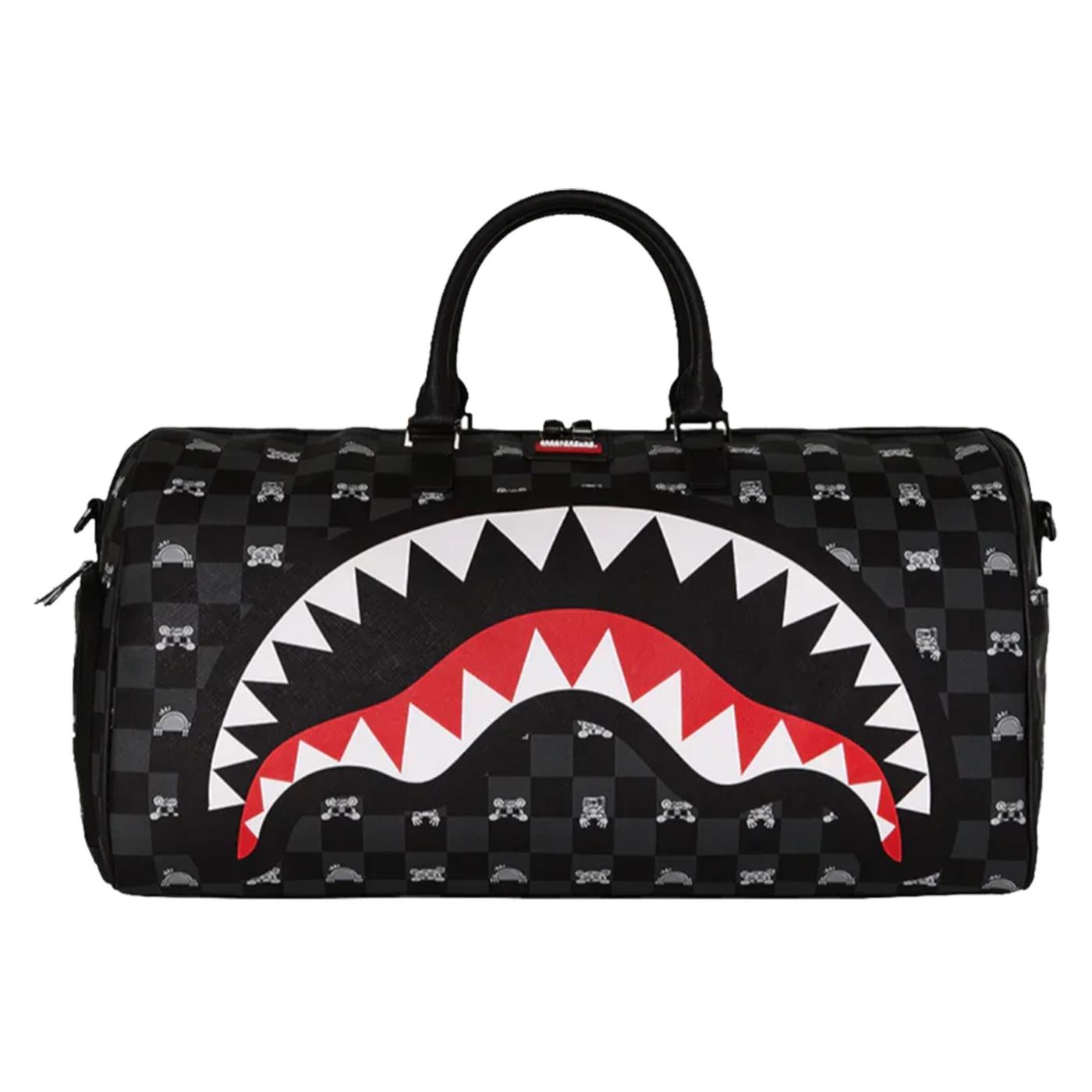 SPRAYGROUND GRAY PEEKING CHARACTER - Grigio scuro - immagine principale