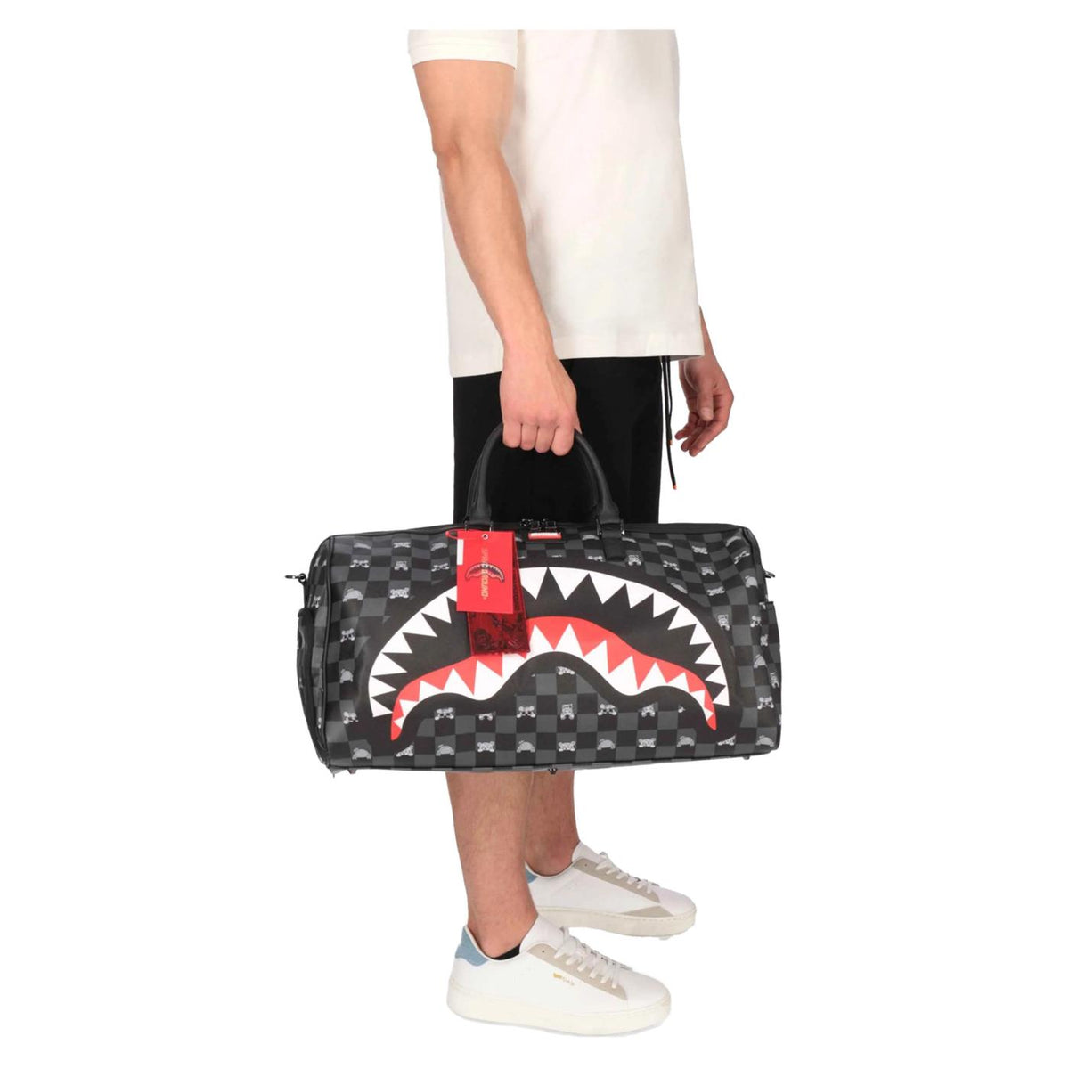 SPRAYGROUND GRAY PEEKING CHARACTER - seconda immagine