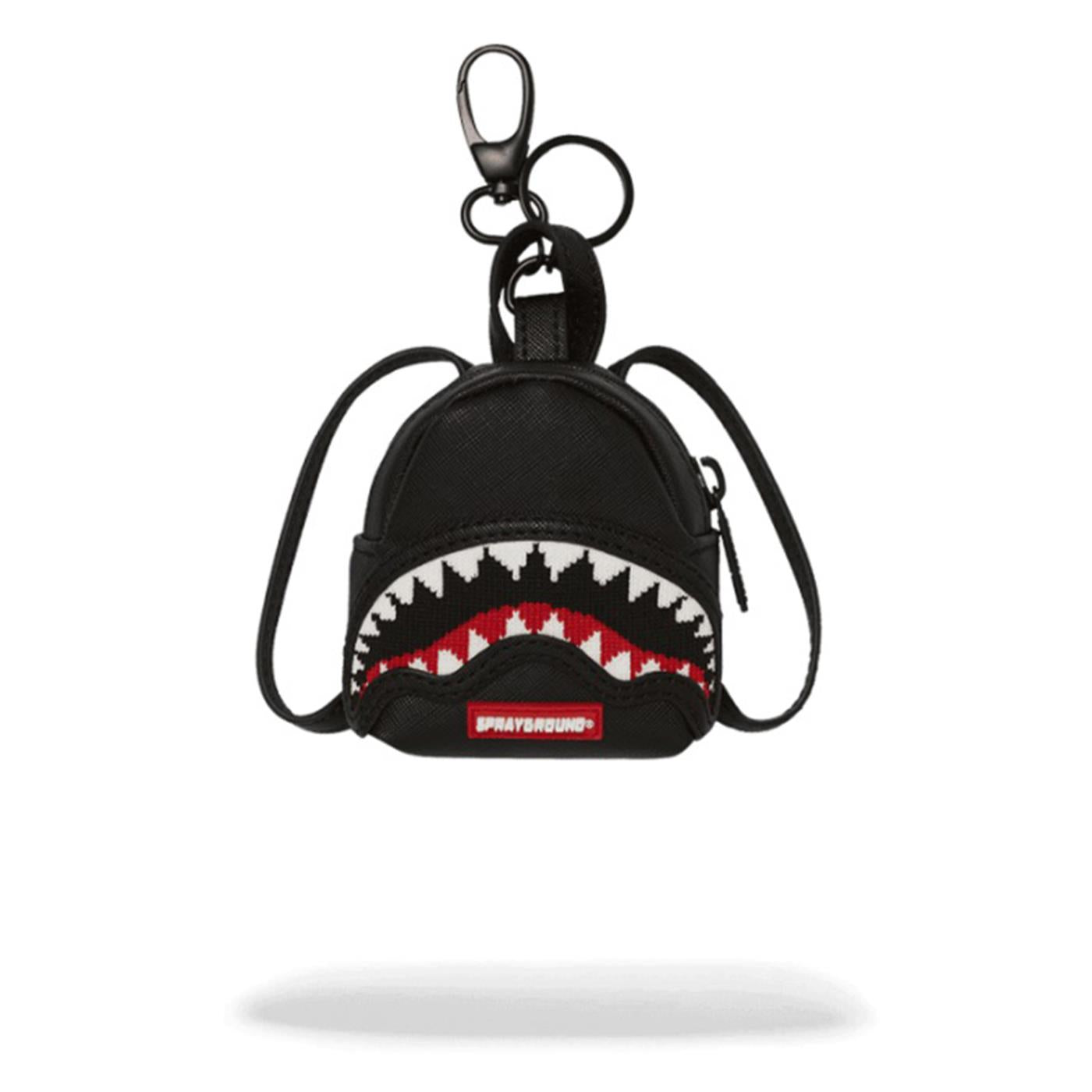 SPRAYGROUND FLY KNIT MOUTH KEYCHAIN