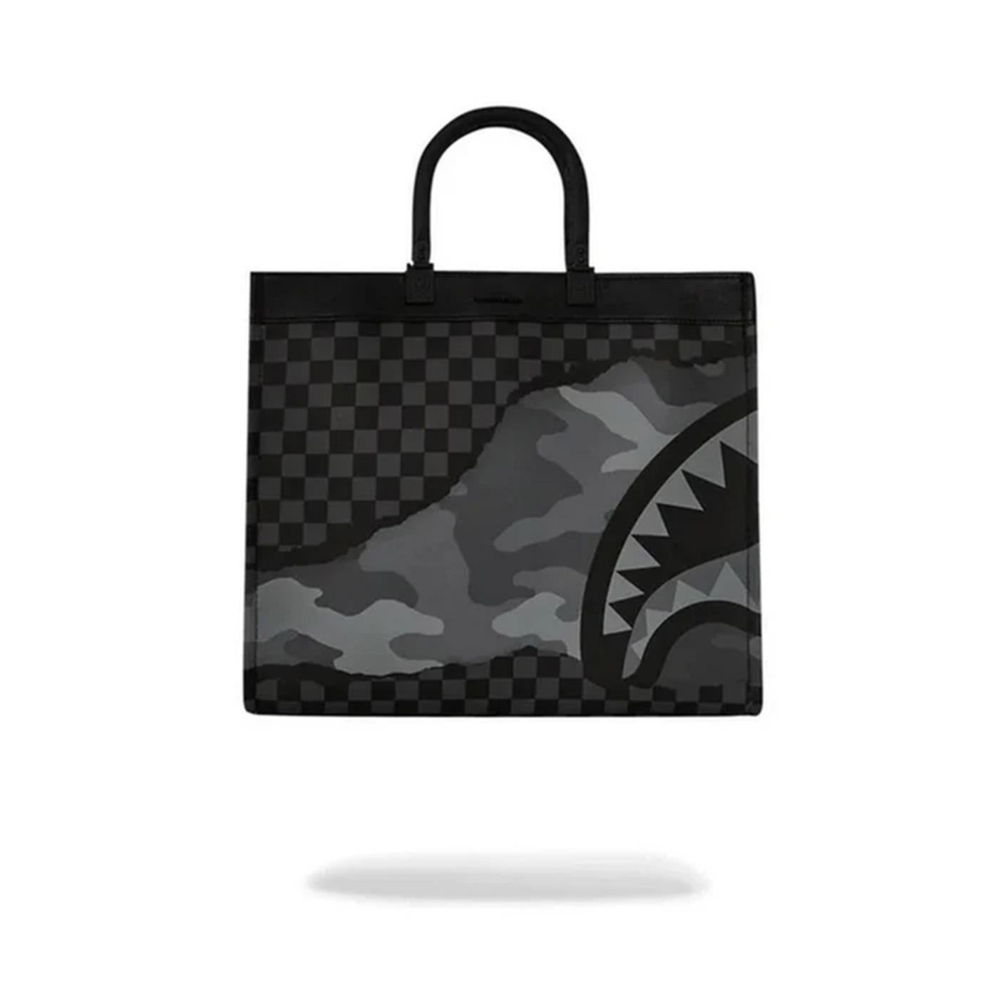 SPRAYGROUND SPLIT UP CAMO TEAR TOTE