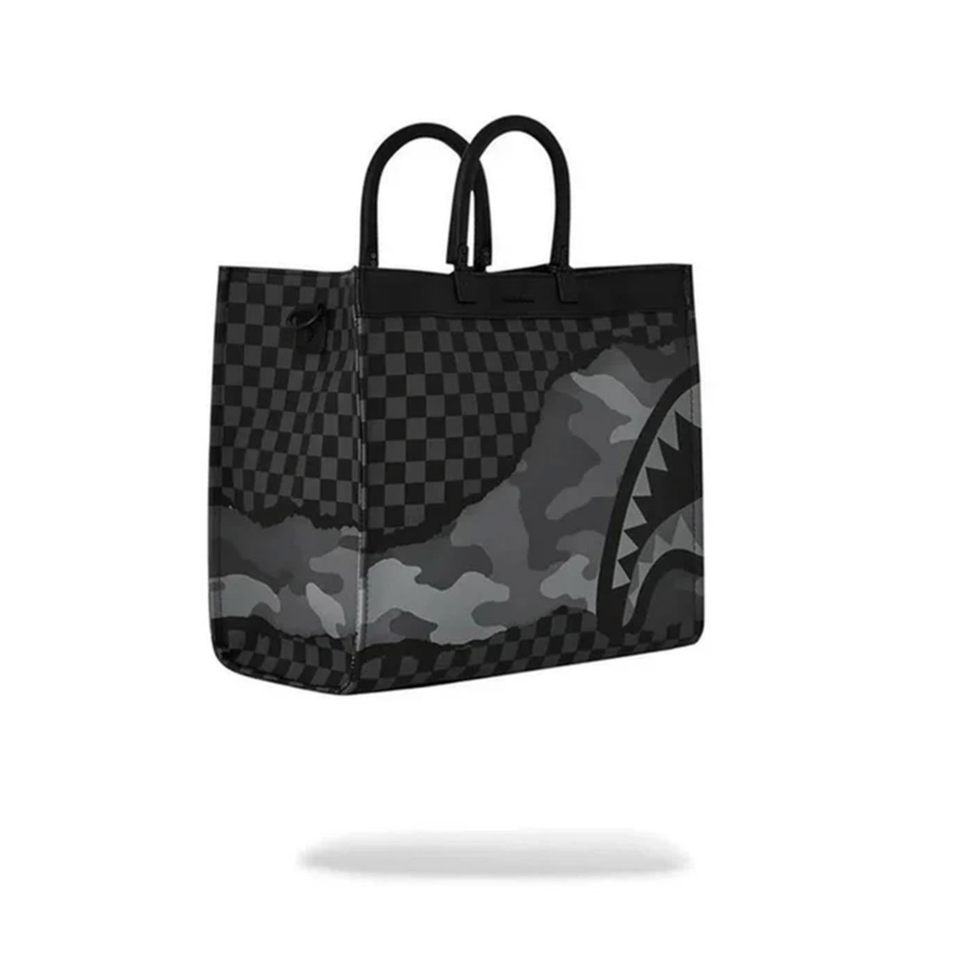 SPRAYGROUND SPLIT UP CAMO TEAR TOTE