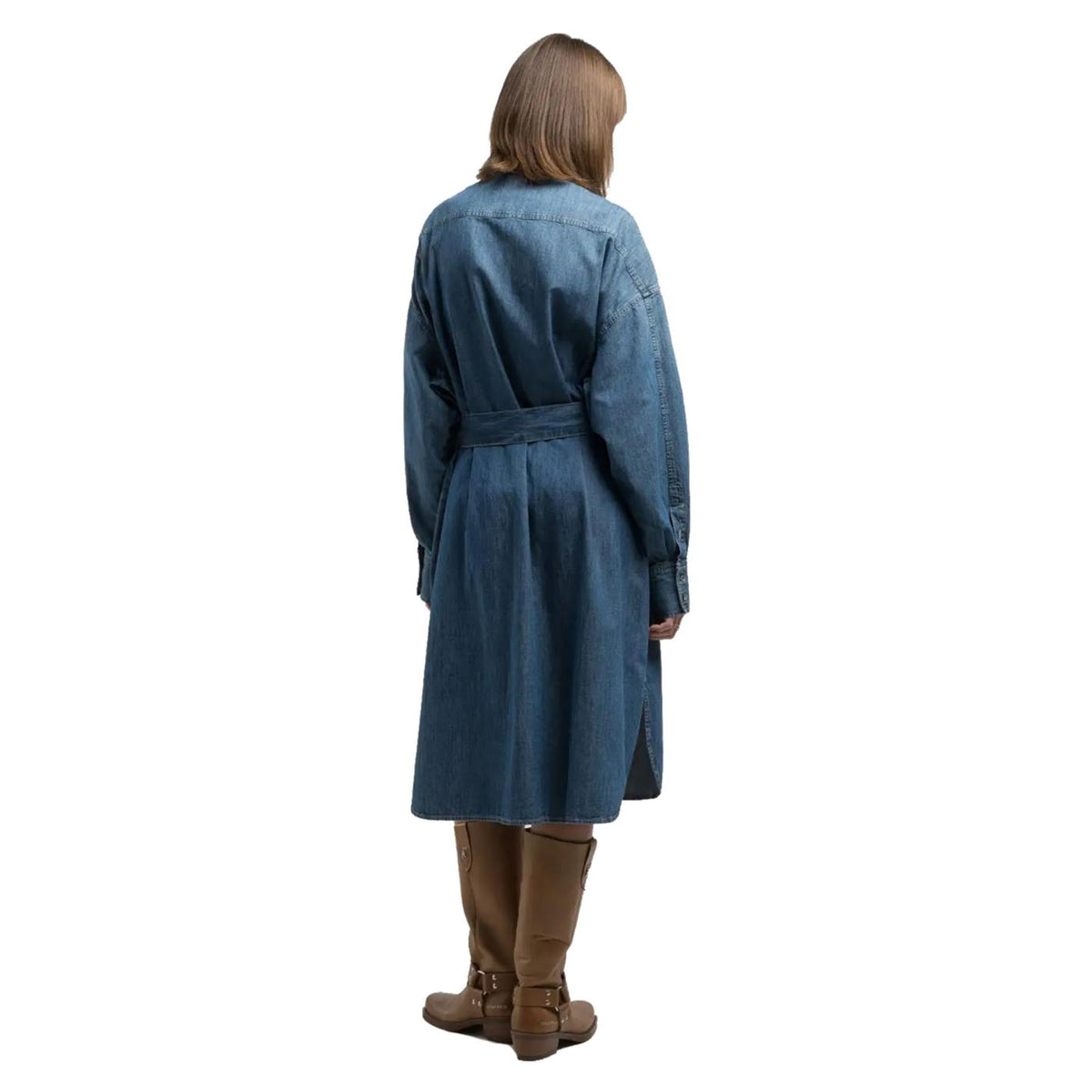 REPLAY ABITO CHEMISIER MID DENIM - seconda immagine