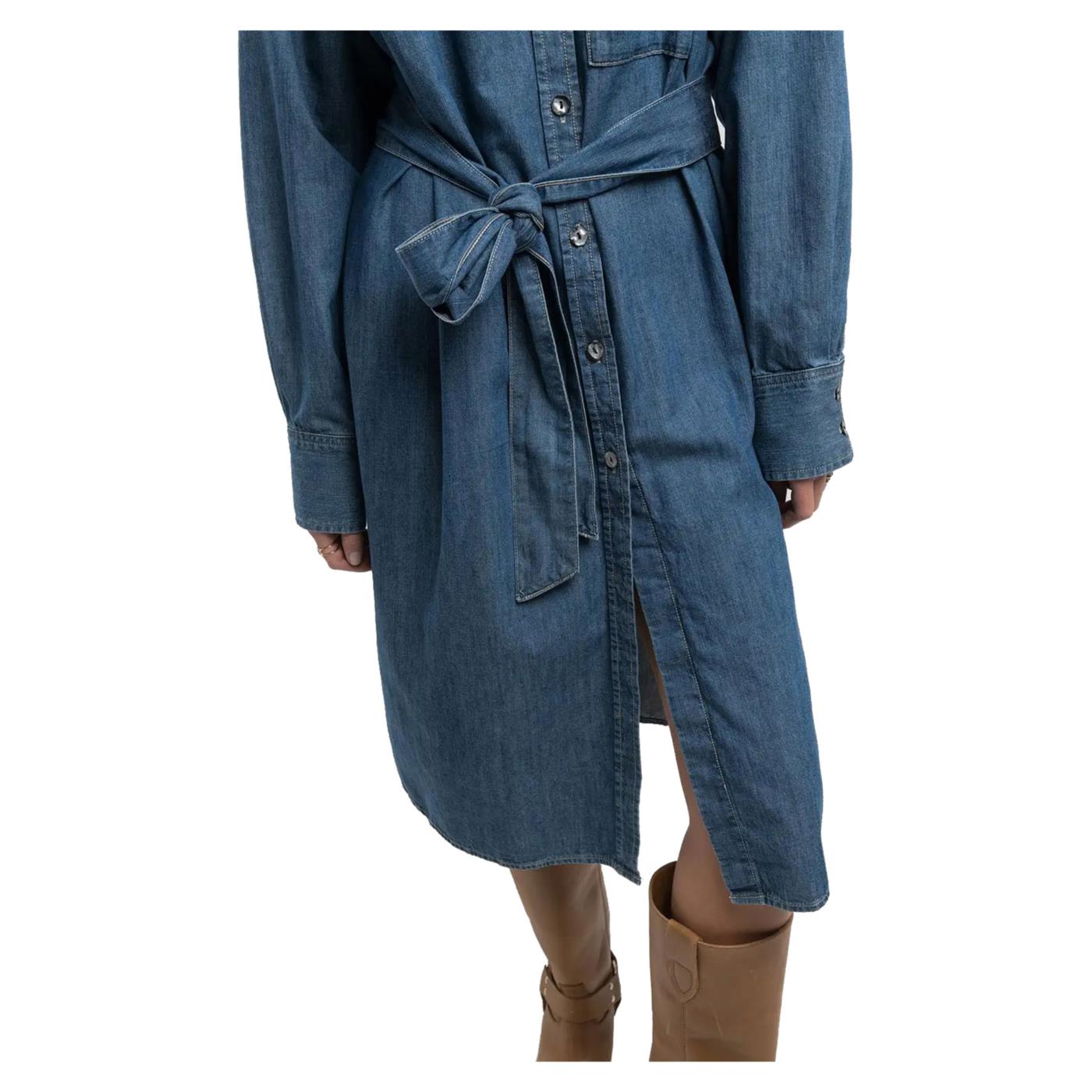 REPLAY ABITO CHEMISIER MID DENIM