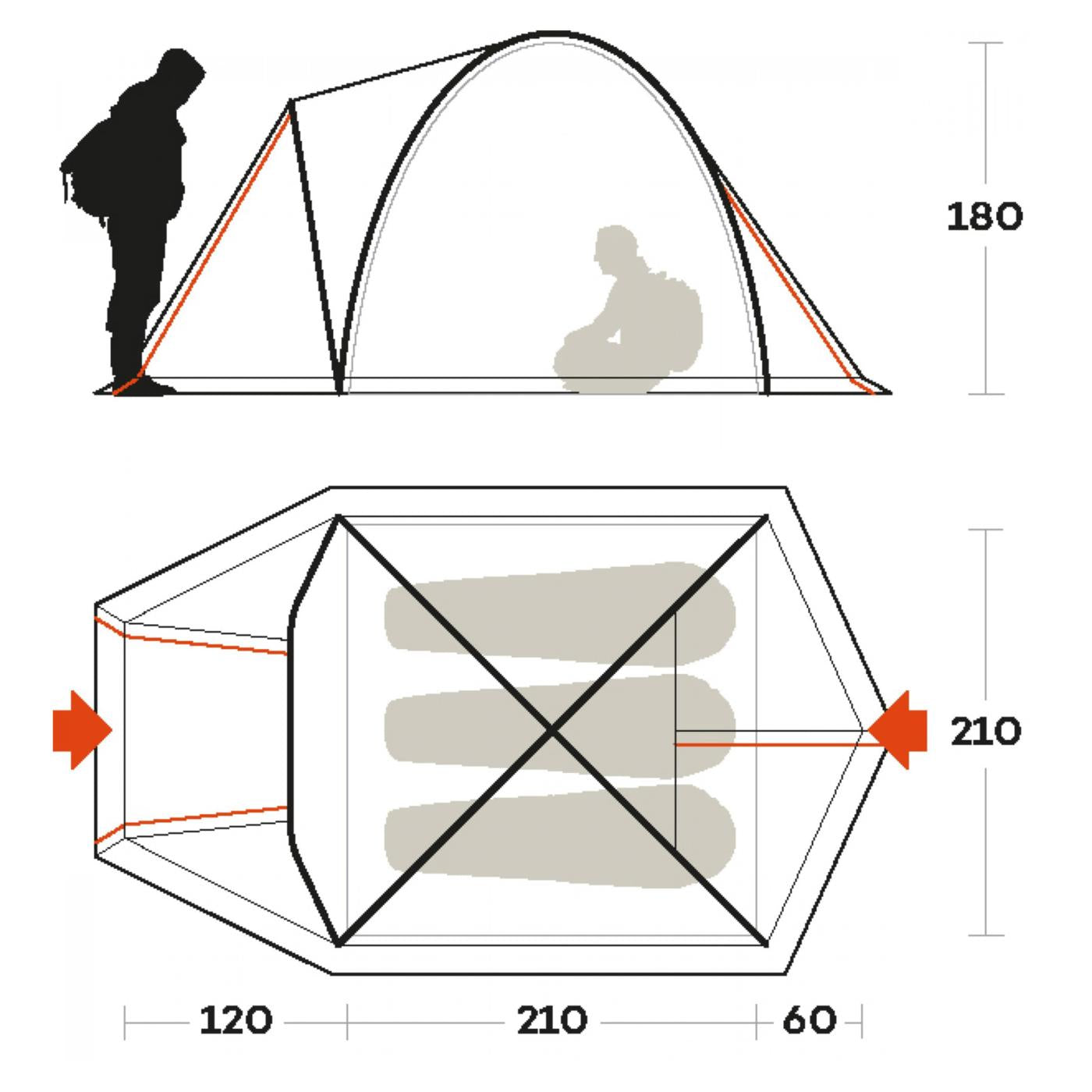 FERRINO TENDA SHABA 3