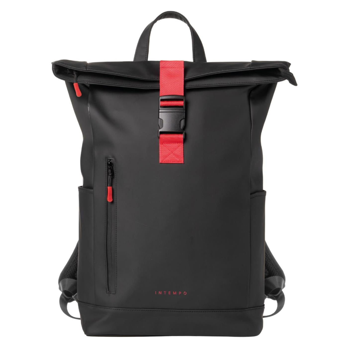 INTEMPO ZAINO ROLL-TOP DROPINBLAC - Nero - vista 2