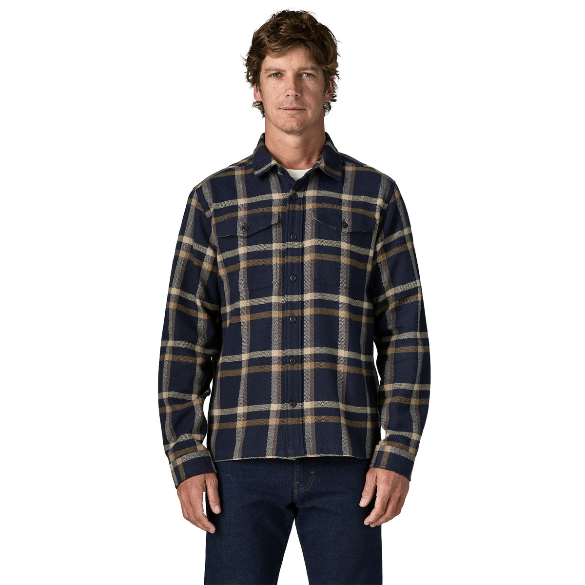 PATAGONIA FJORD FLANNEL SHIRT - Blu - immagine principale