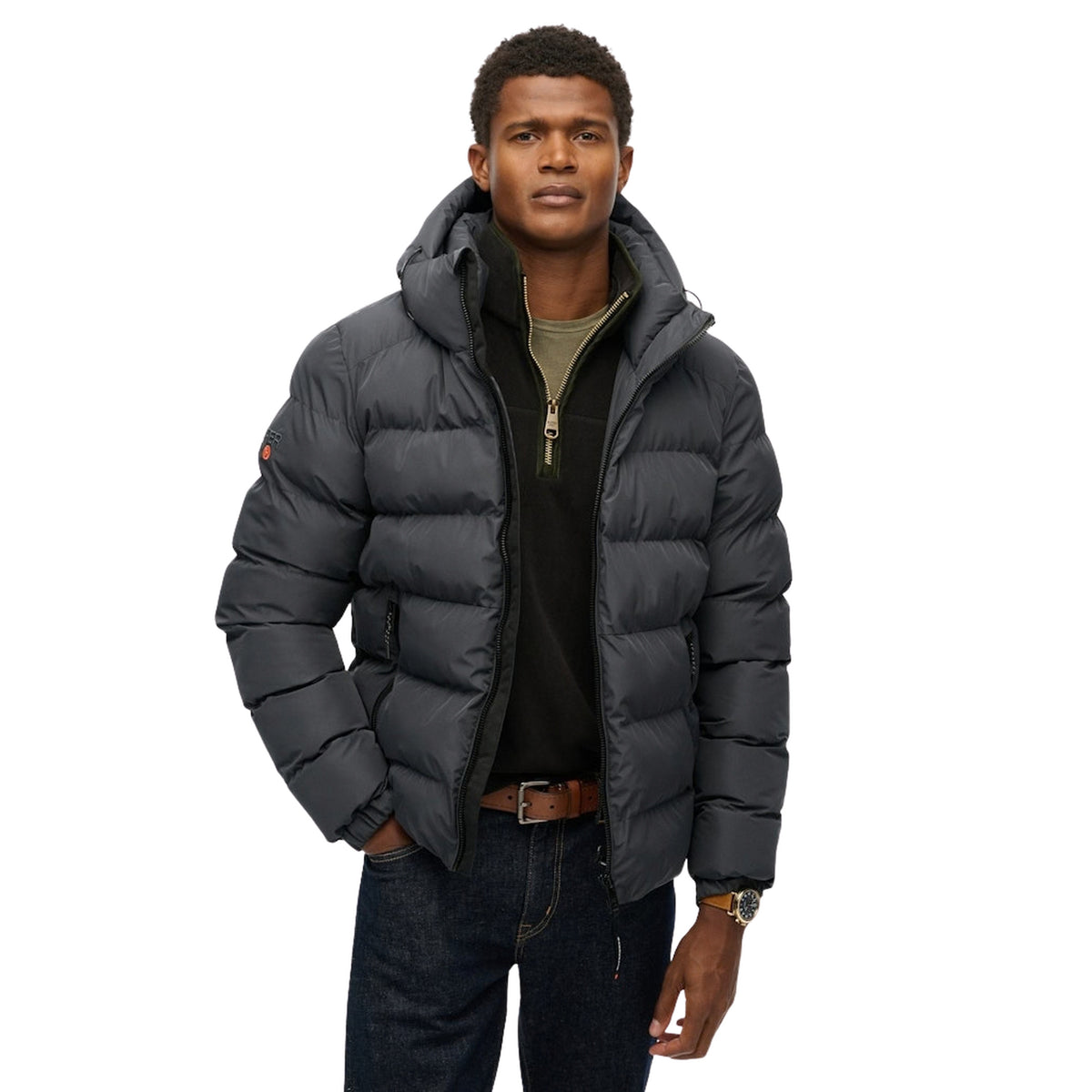 SUPERDRY HOODED SPORTS PUFFER JKT