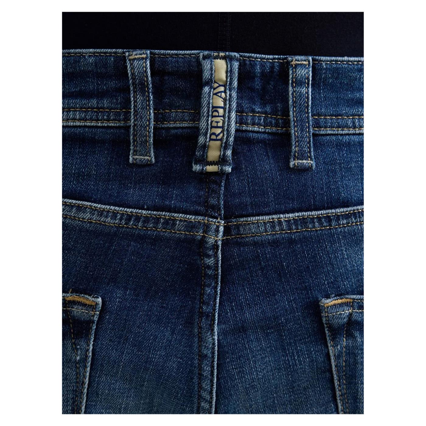 REPLAY BERMUDA IN DENIM - Denim - vista 4