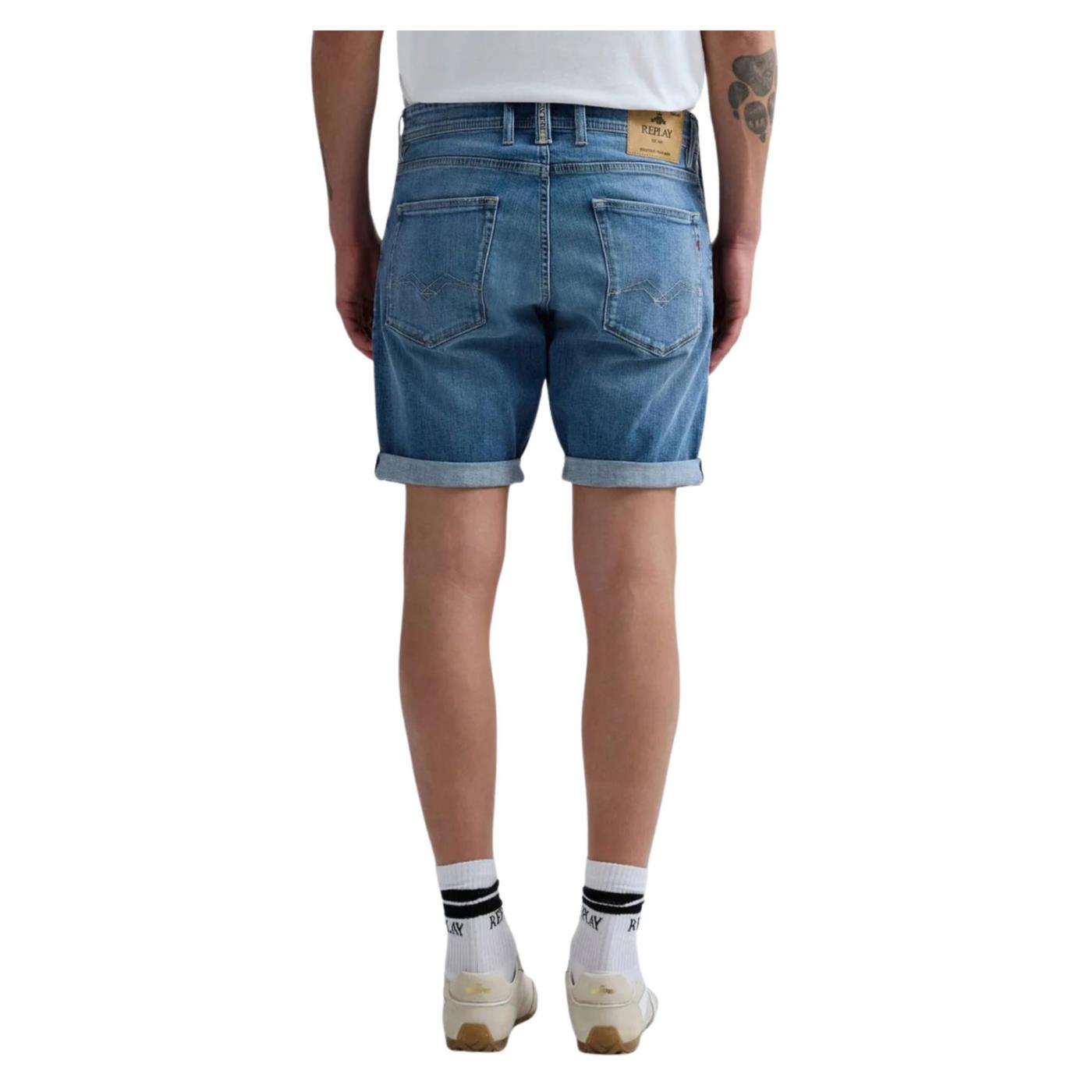 REPLAY BERMUDA IN DENIM - Denim - vista 2