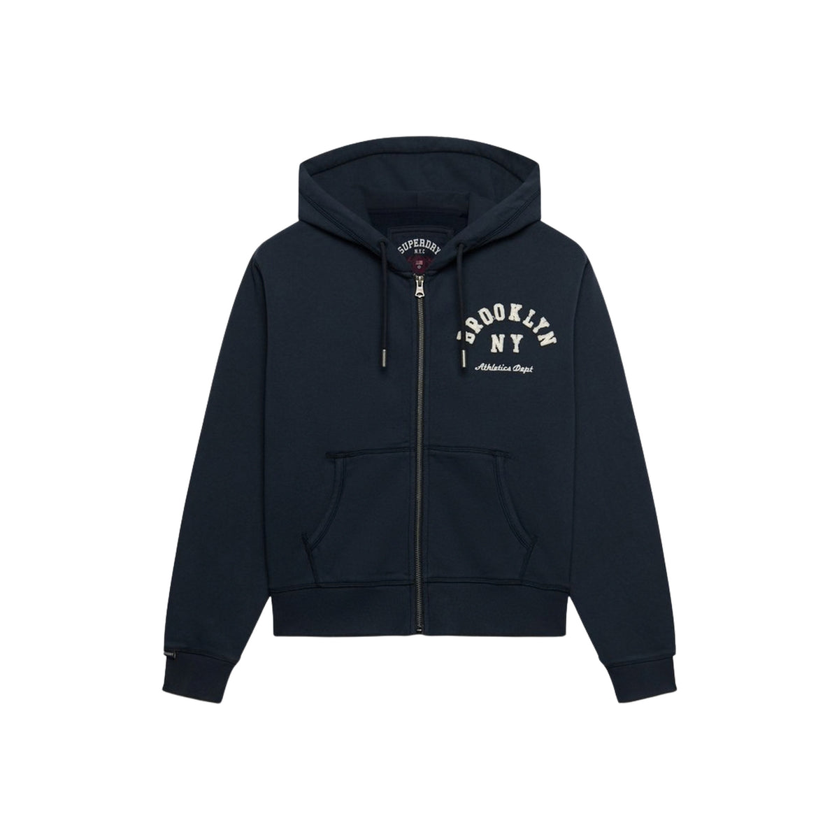 SUPERDRY W RELAXED CROP ZIPHOOD - seconda immagine
