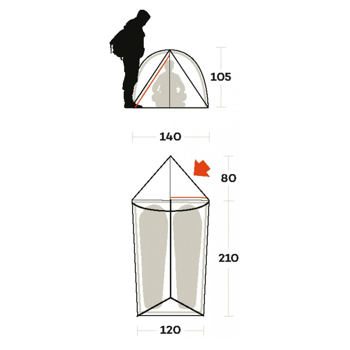 FERRINO TENDA MANASLU 2 FR
