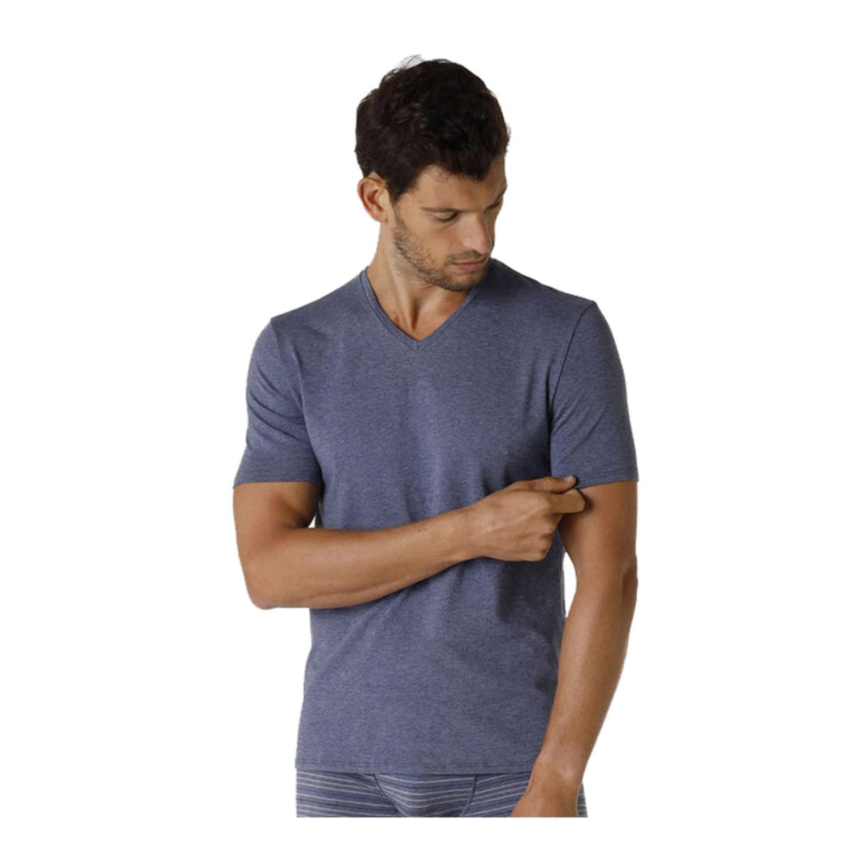 LOVABLE LVB TEE V-NECK REPHINED MODAL - seconda immagine