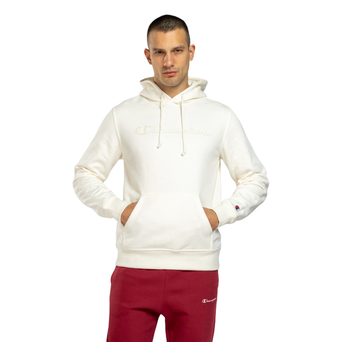 CHAMPION HOODED SWEATSHIRT - Bianco - immagine principale