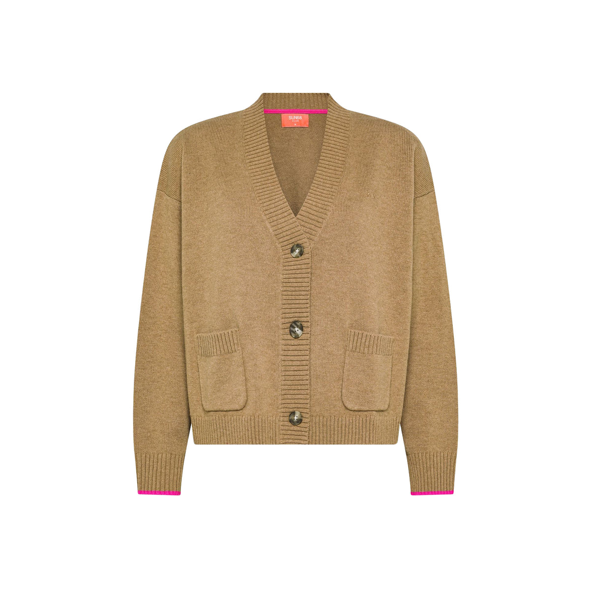 SUN68 CARDIGAN WARM WOOL WOMAN