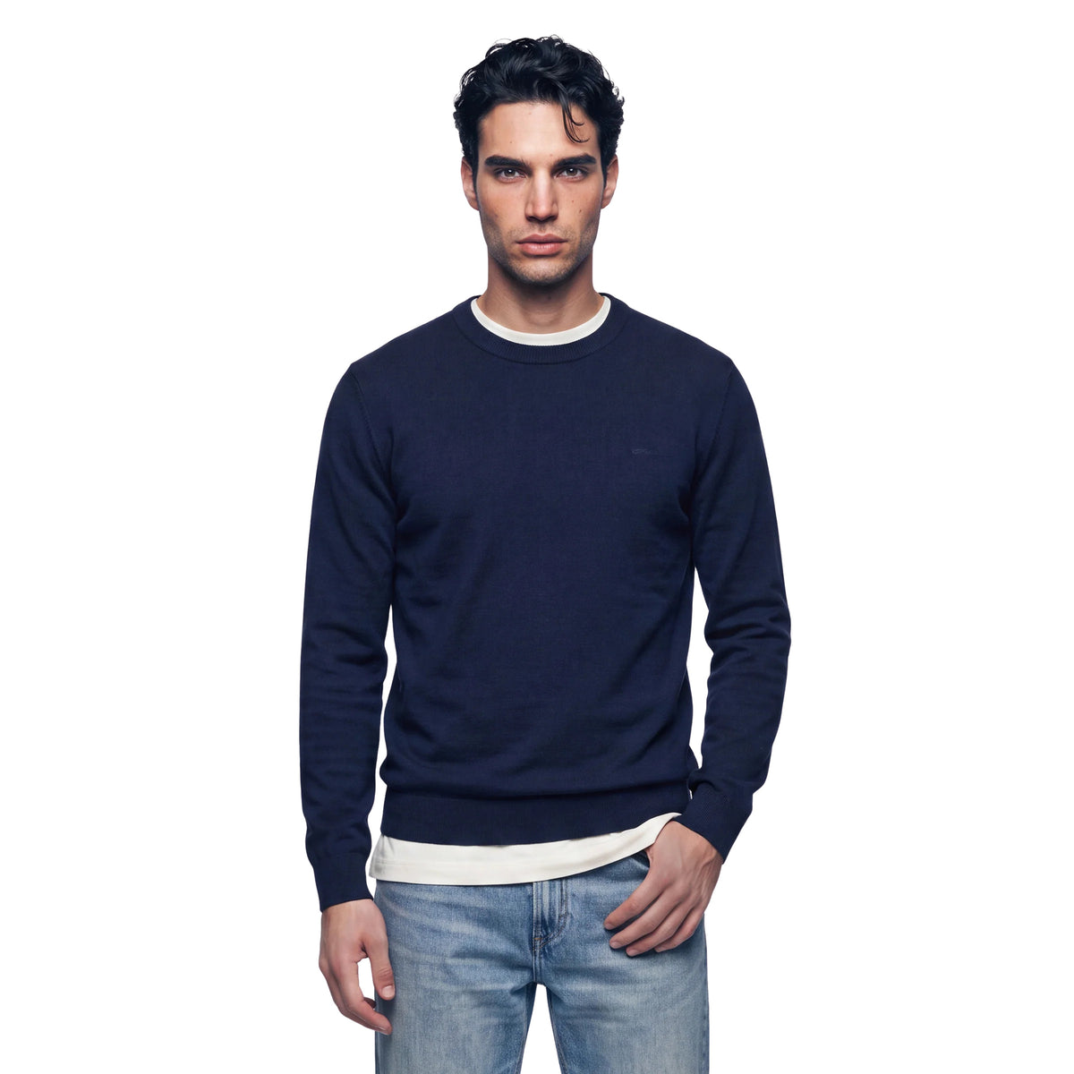 GAS ARLO ROUND SWEATER - Blu - immagine principale