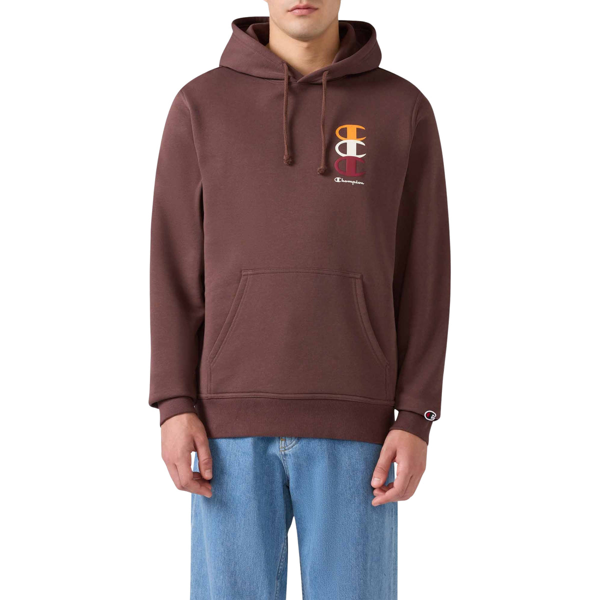 CHAMPION HOODED SWEATSHIRT - Marrone scuro - immagine principale
