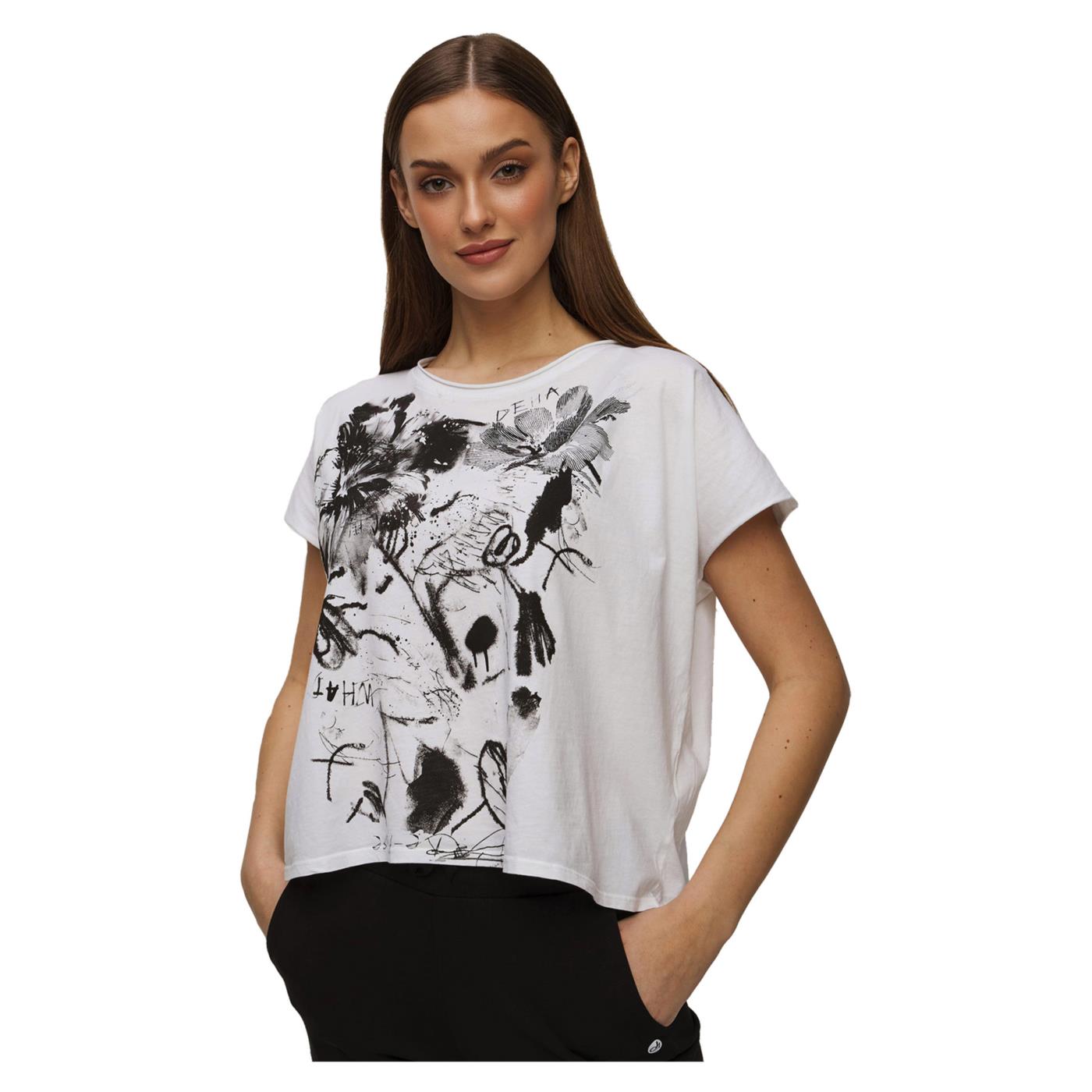 DEHA T-SHIRT CON STAMPA