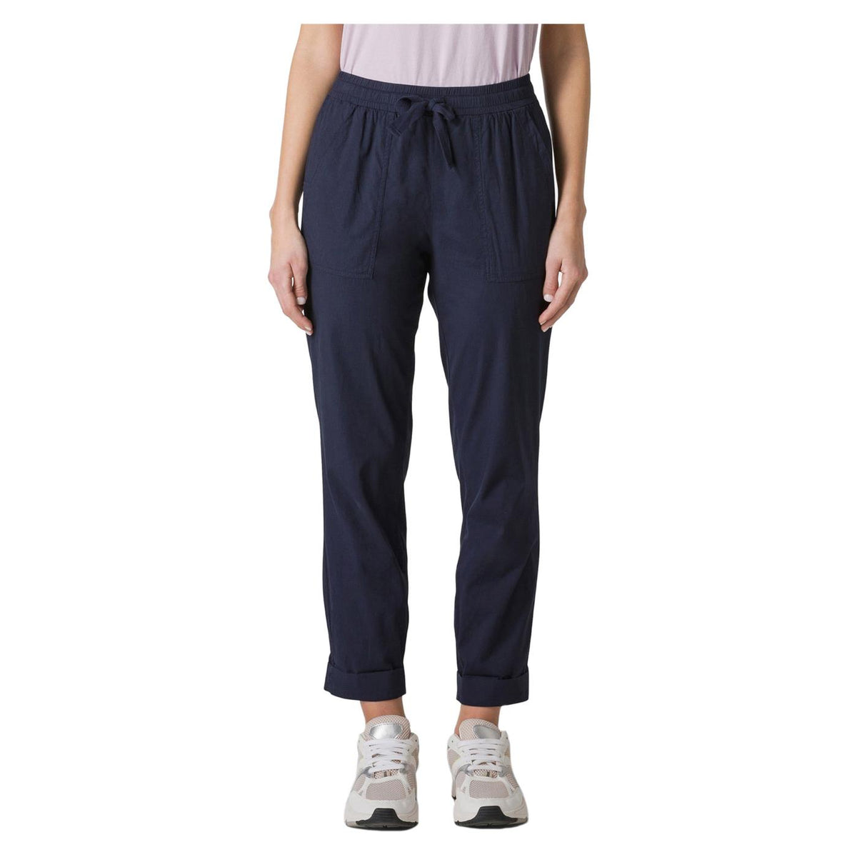 DEHA STRAIGHT POPLIN TROUSERS
