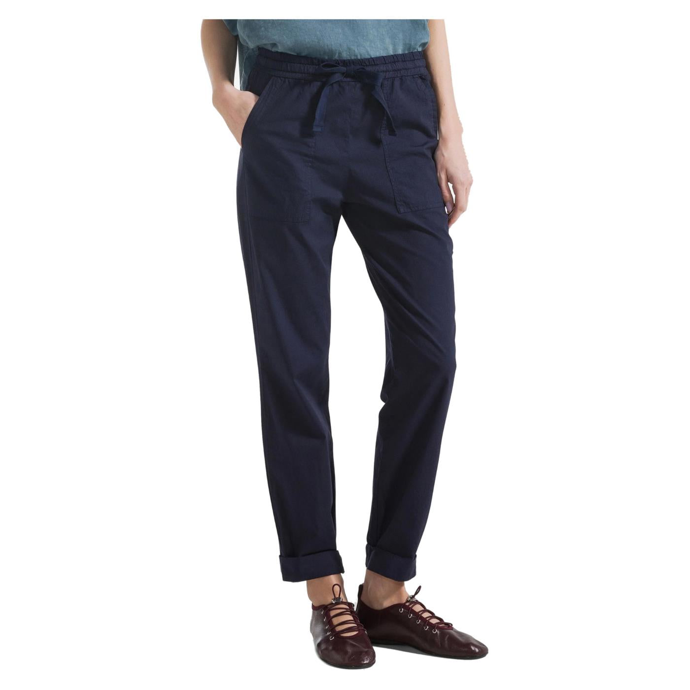 DEHA STRAIGHT POPLIN TROUSERS