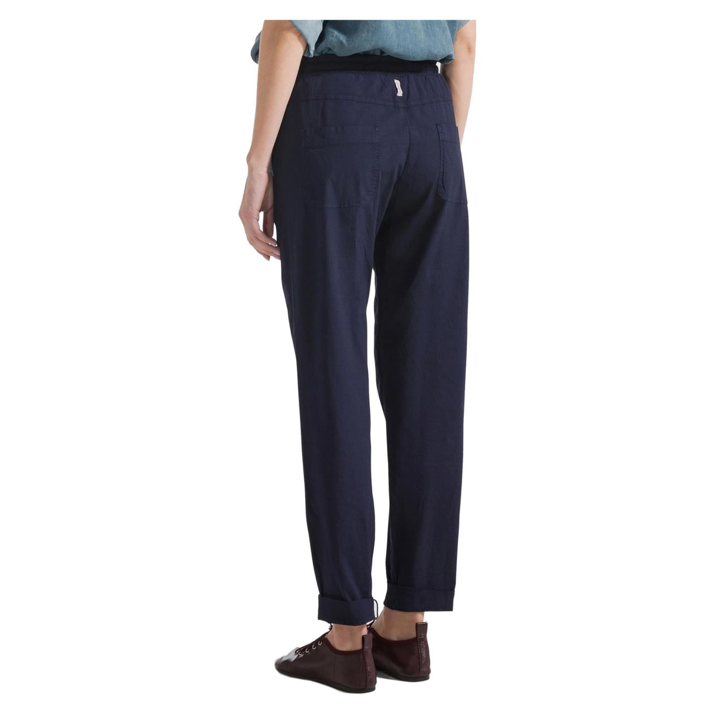 DEHA PANTALONE DRITTO POPELINE