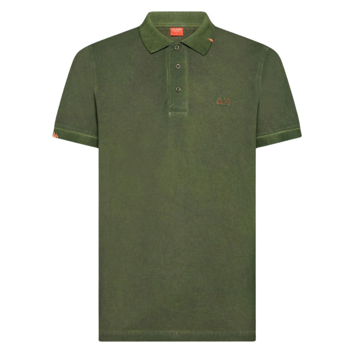 SUN68 POLO SPECIAL DYED BEACH