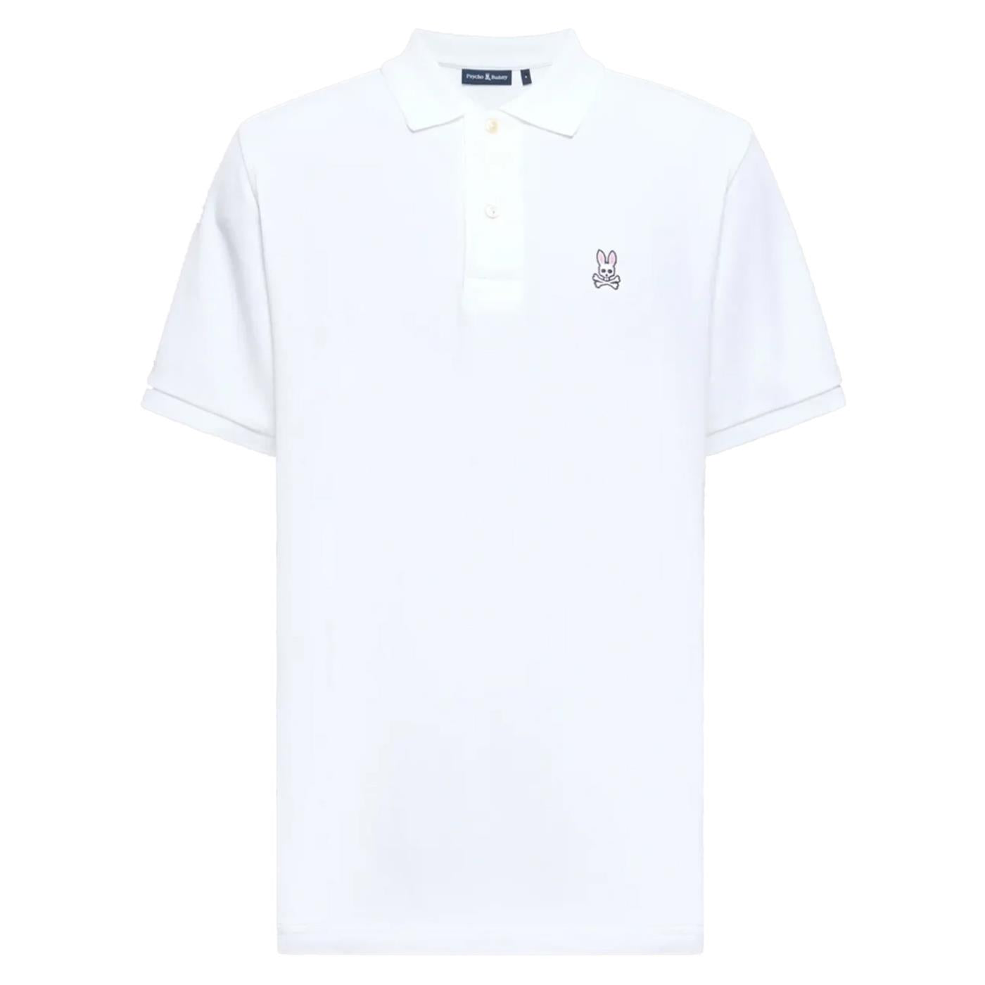PSYCHO BUNNY CLASSIC POLO WHITE - Bianco - vista 3