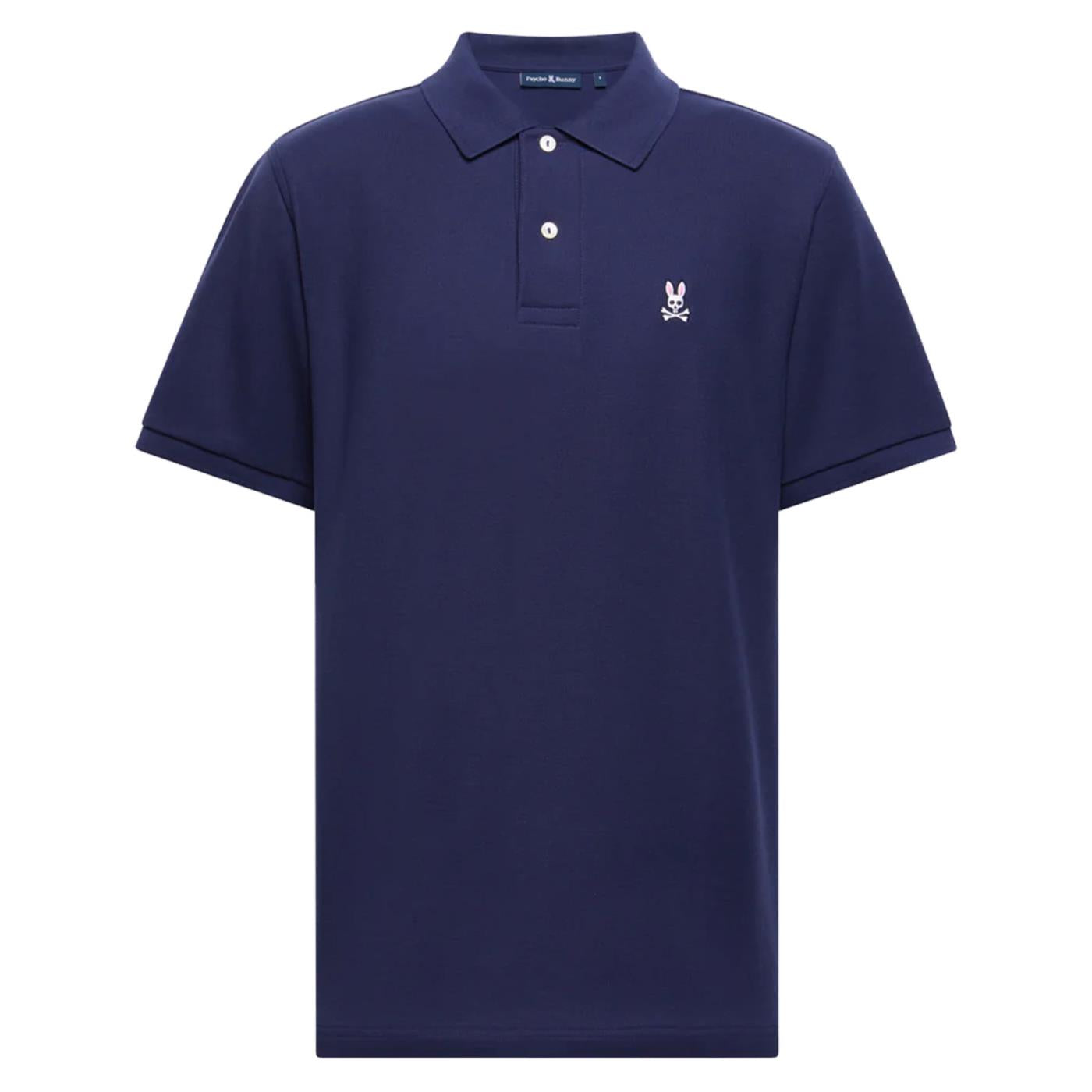 PSYCHO BUNNY CLASSIC POLO EVENING BLUE - Blu - vista 4