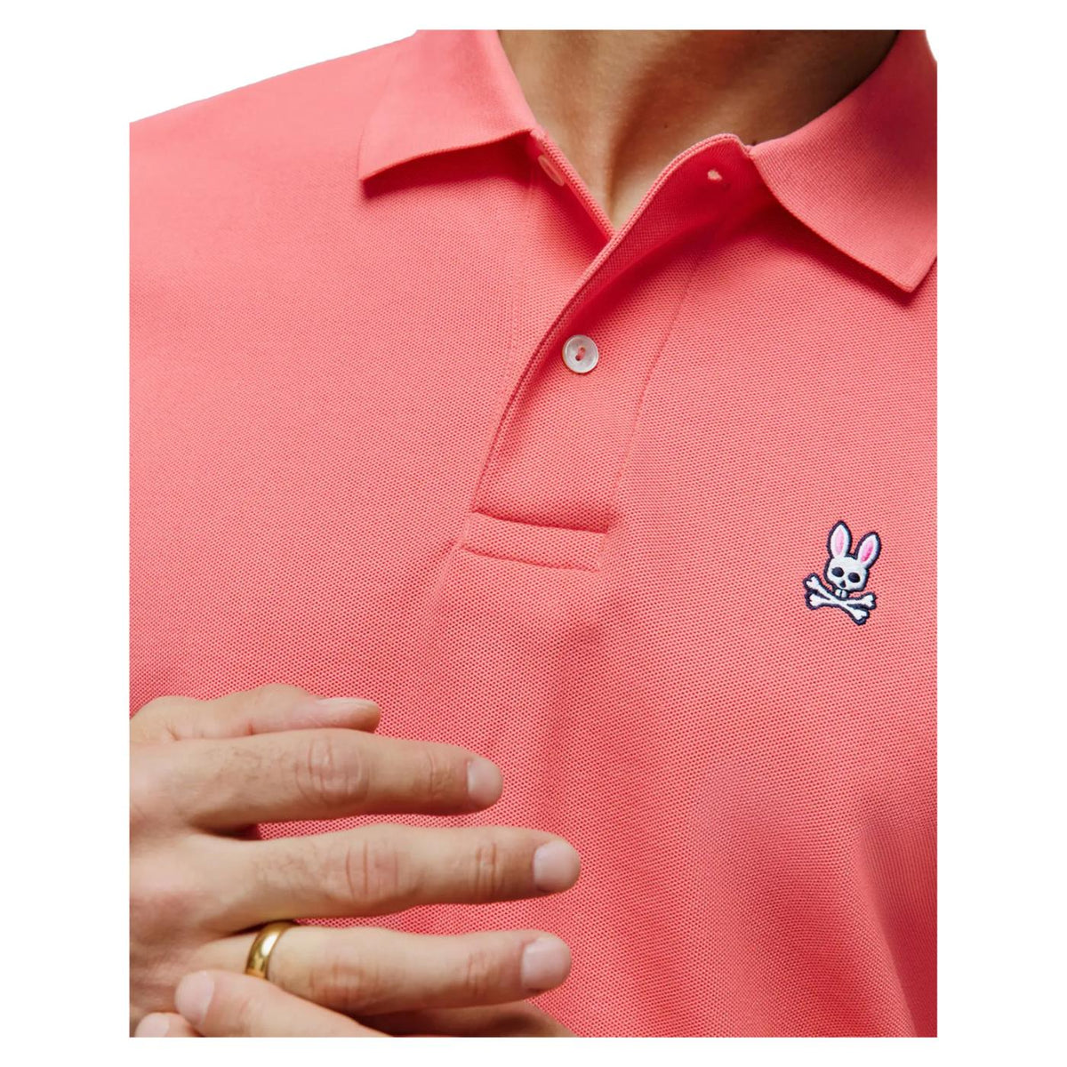 PSYCHO BUNNY CLASSIC PIQUE POLO - seconda immagine