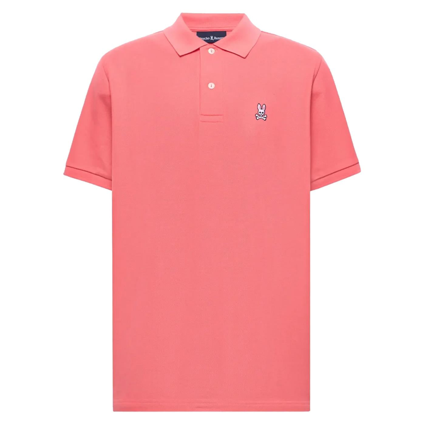 PSYCHO BUNNY CLASSIC PIQUE POLO - Corallo - vista 3