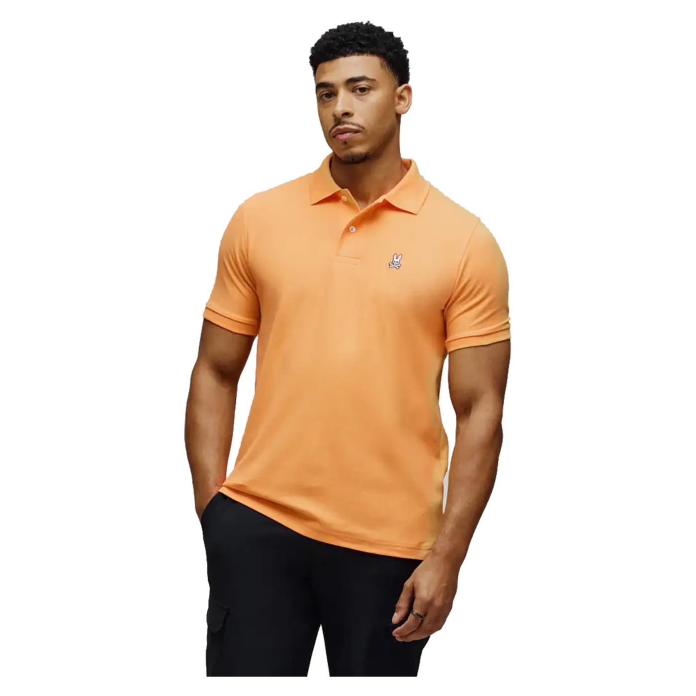PSYCHO BUNNY CLASSIC PIQUE POLO - Arancione - immagine principale