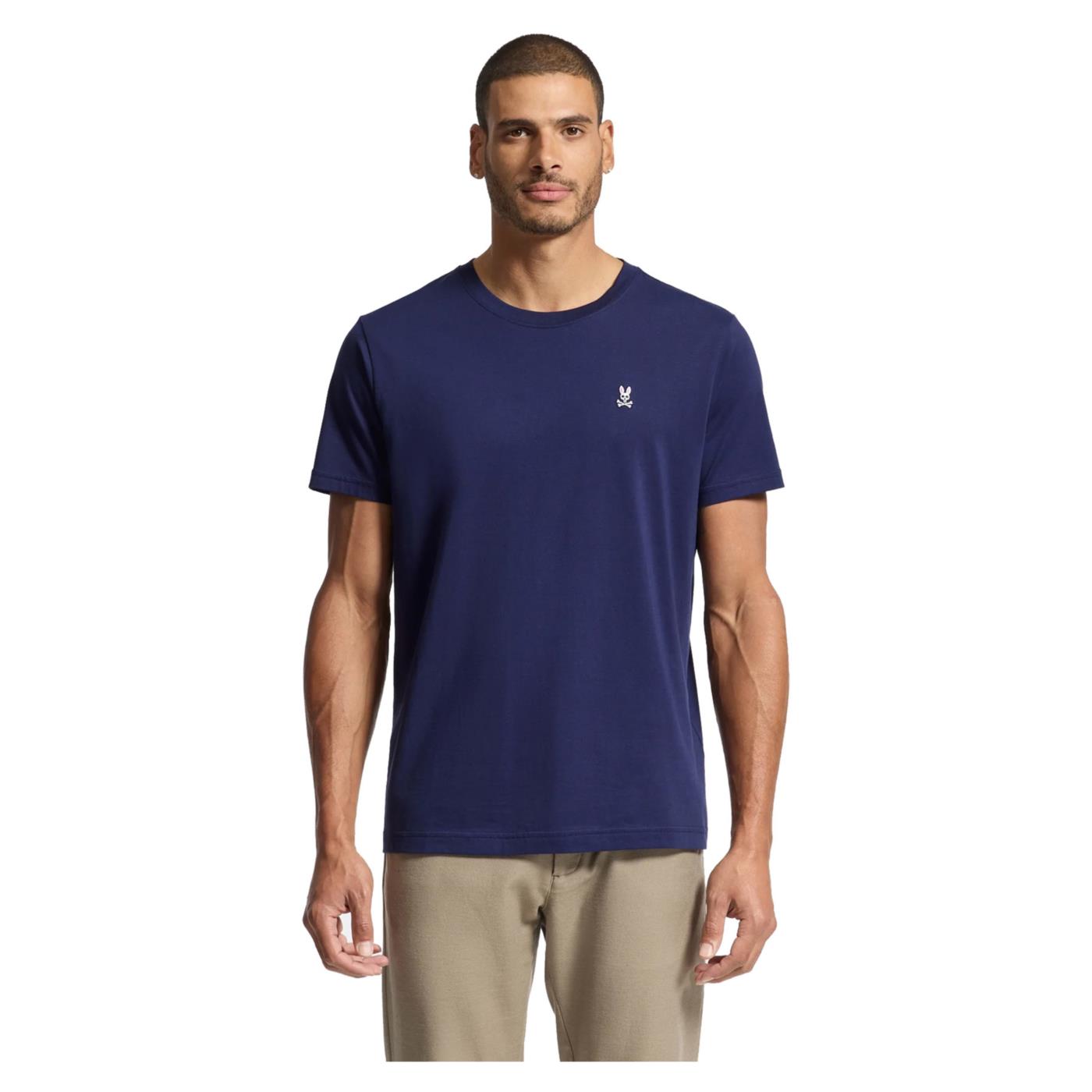 PSYCHO BUNNY CLASSIC CREW NECK TEE - Blu - immagine principale