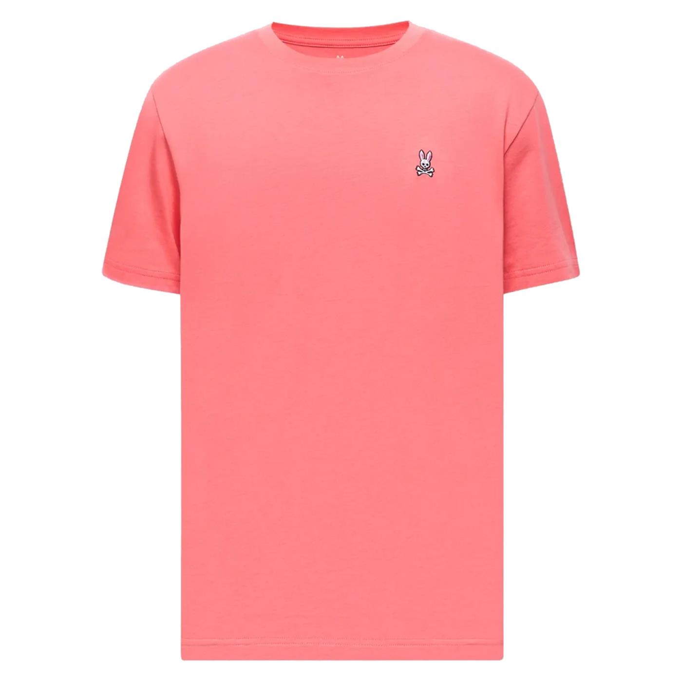 PSYCHO BUNNY CLASSIC CREW NECK TEE - Corallo - vista 3