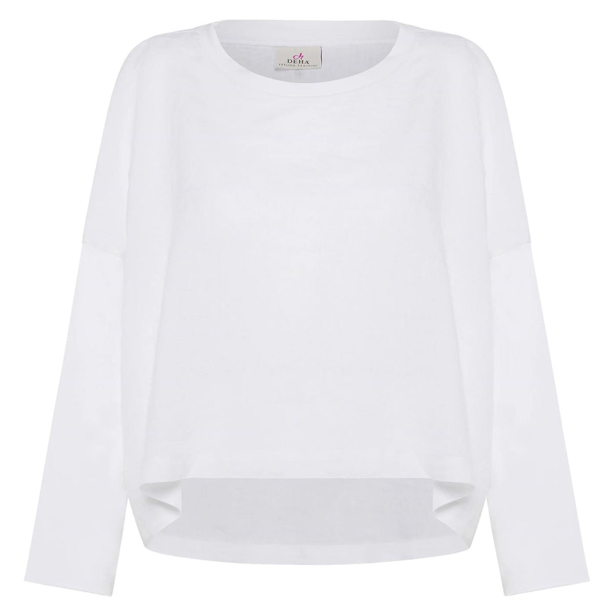 DEHA FELPA CON INSERTO IN LINO