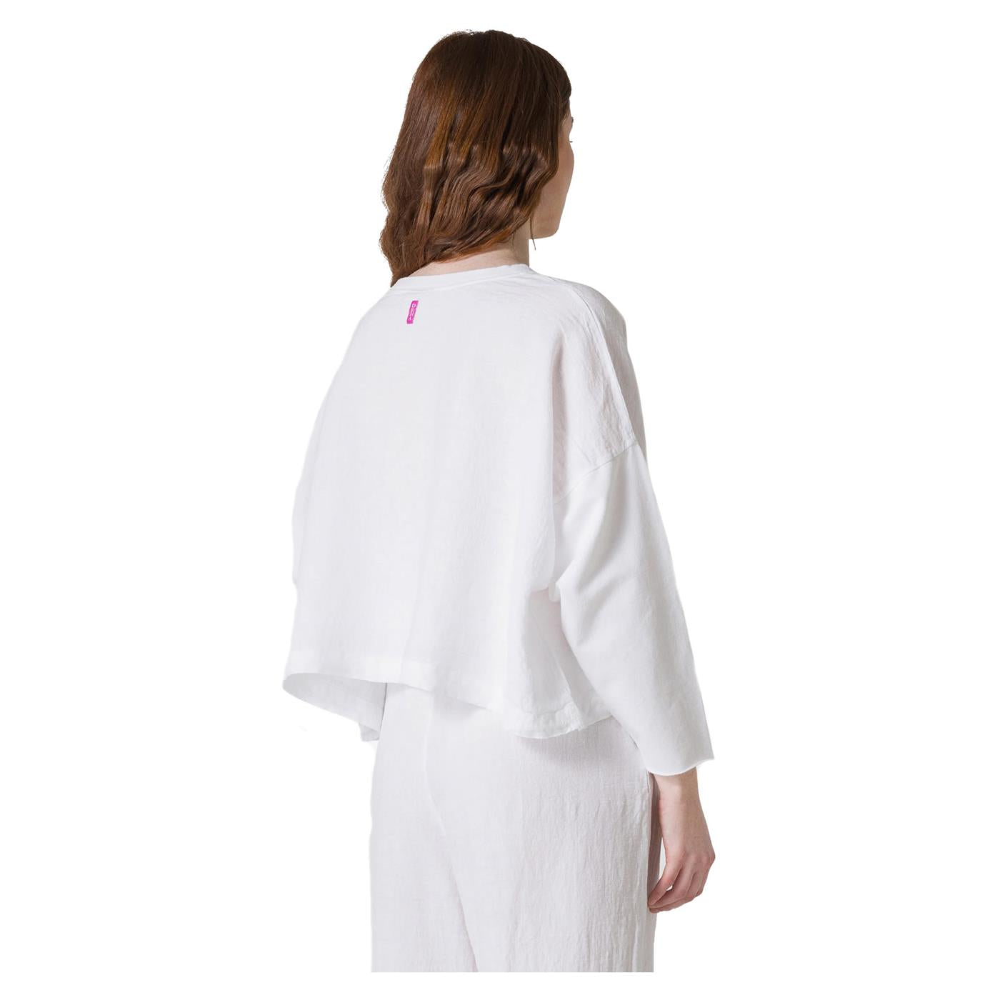 DEHA FELPA CON INSERTO IN LINO